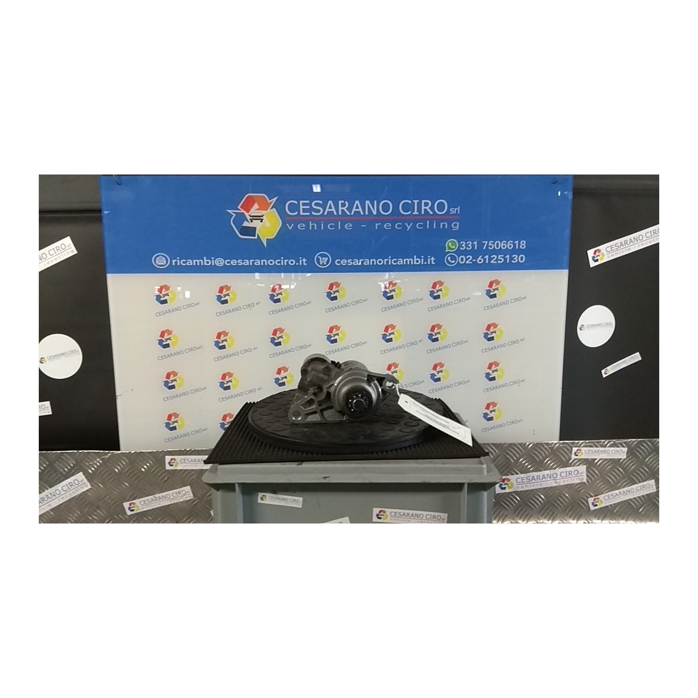 MOTORINO AVVIAMENTO 1.0KW 017 VOLKSWAGEN POLO (9N) (04/05-) BME 02T911024N