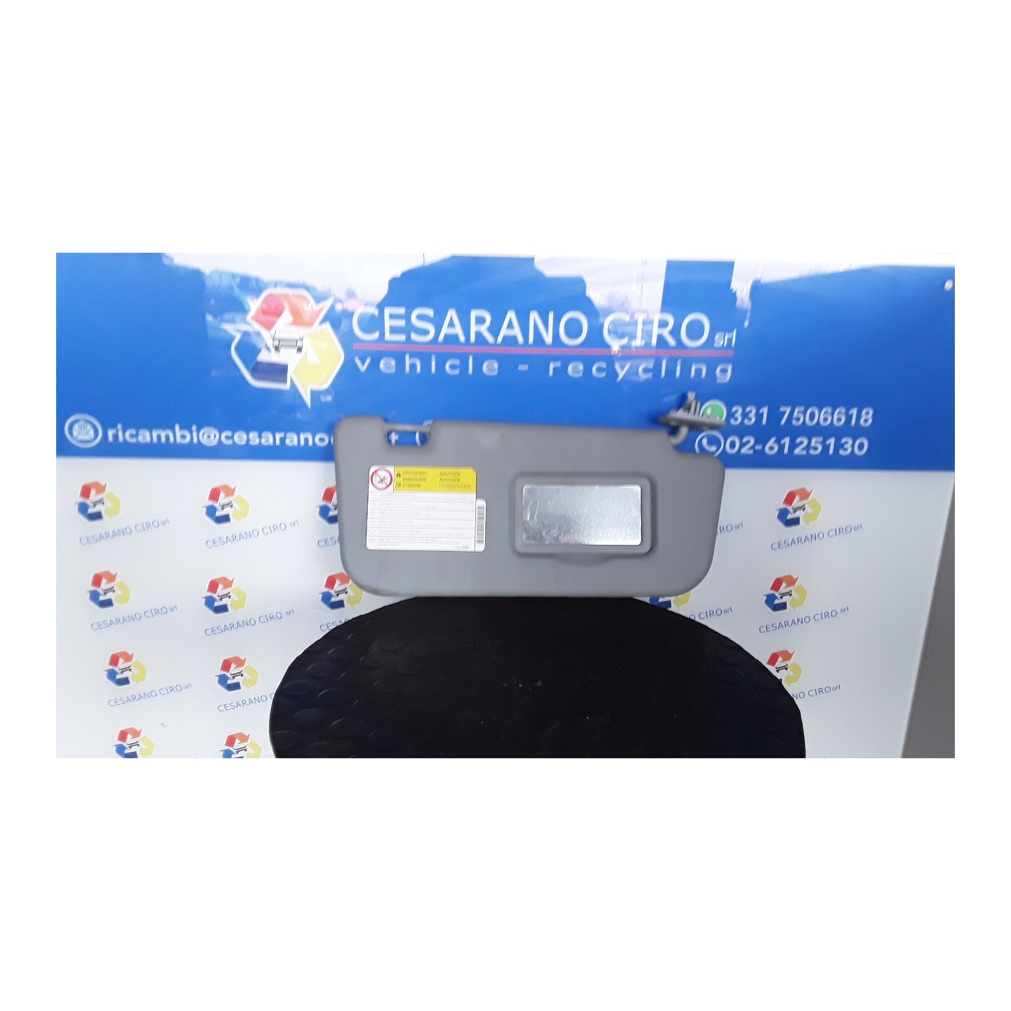 ALETTA PARASOLE PARABREZZA GRIGIO DX. 001 MITSUBISHI COLT 7A SERIE (06/04-12/09) 134910 MN164628HA