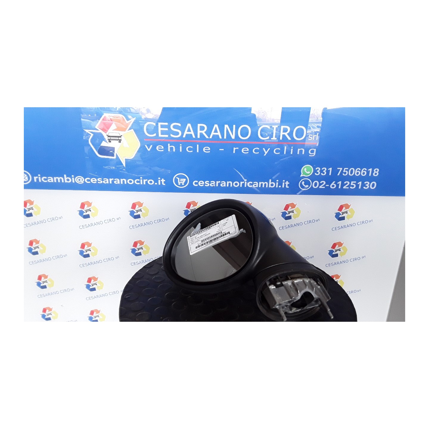 RETROVISORE EST. REGOLAZ. ELETTR. SX. 043 MINI MINI (R56) (08/06-08/10) N14B16A 51162755635