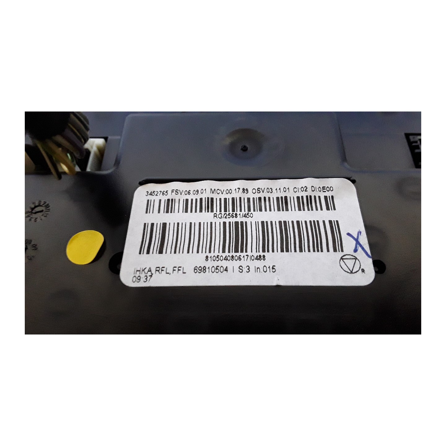 BLOCCO COMANDO CLIMATIZZAZIONE A/C,PACCH.VISIB. 046 MINI MINI (R56) (08/06-08/10) N14B16A 64113454853