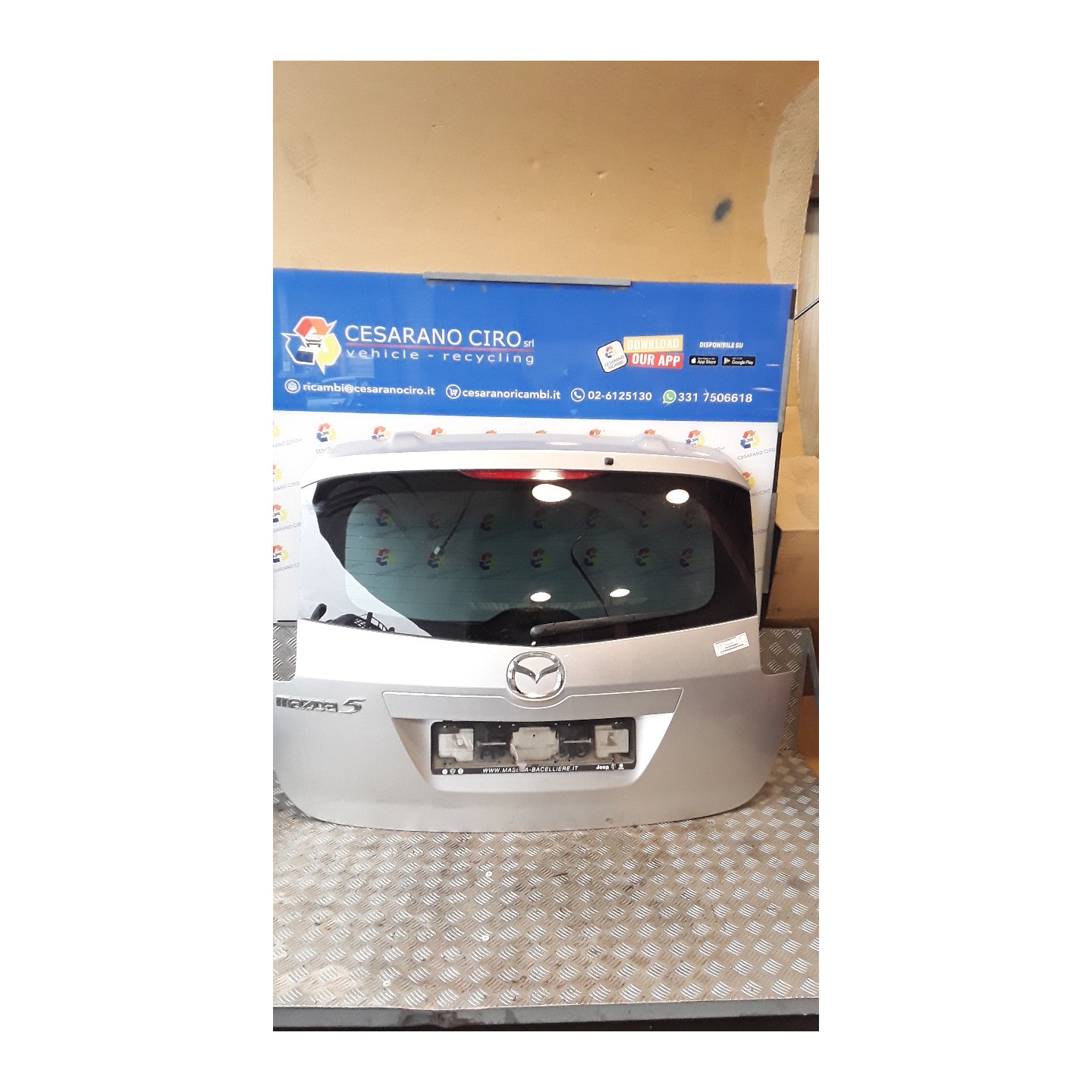 PORTELLO POST. CON KEYLESS ENTRY 049 MAZDA MAZDA 5 1A SERIE (07/05-10/10 RF CCY762020F