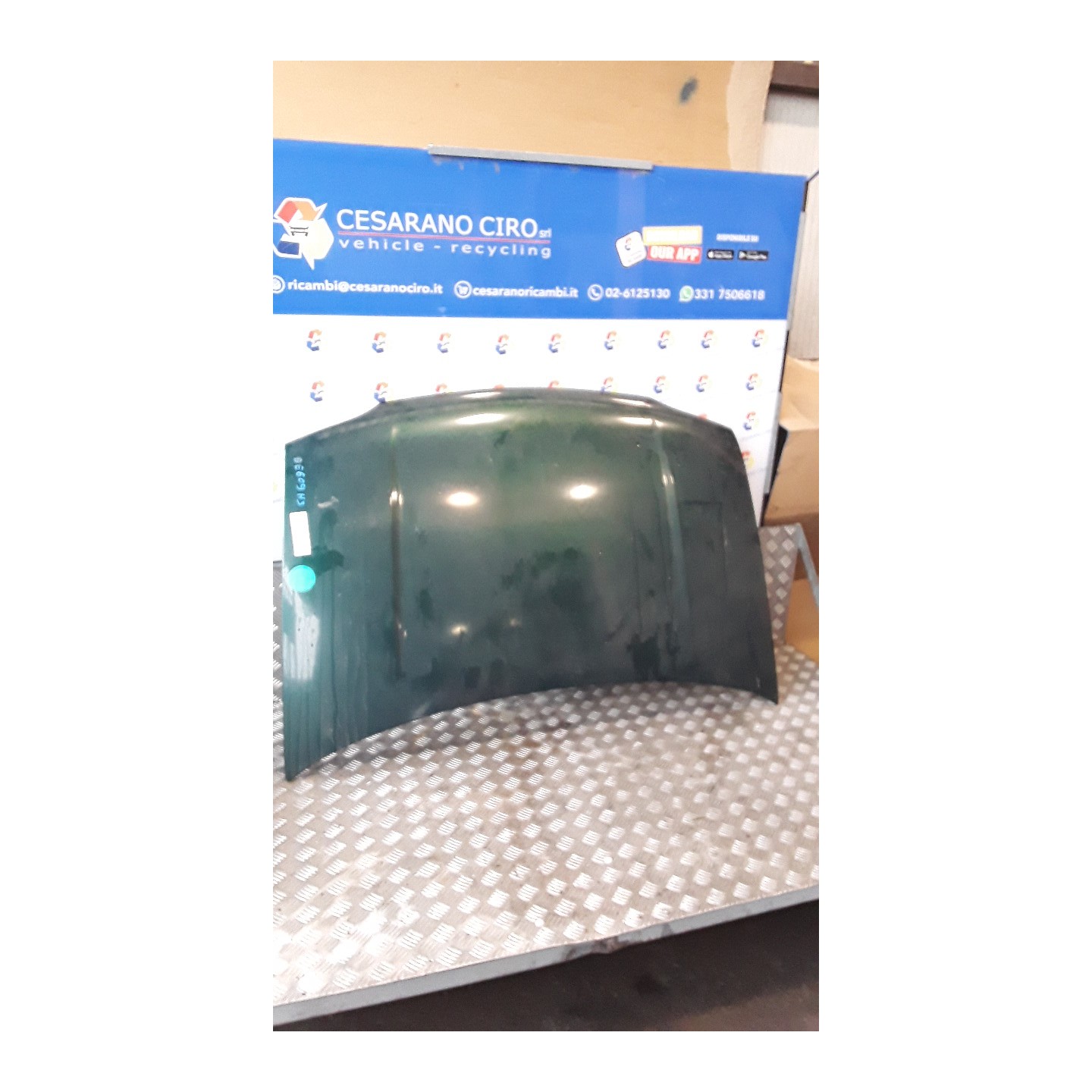COFANO ANT. T.6HY030000 089 SEAT AROSA (6H) (06/97-11/05) AUD 6H0823031A