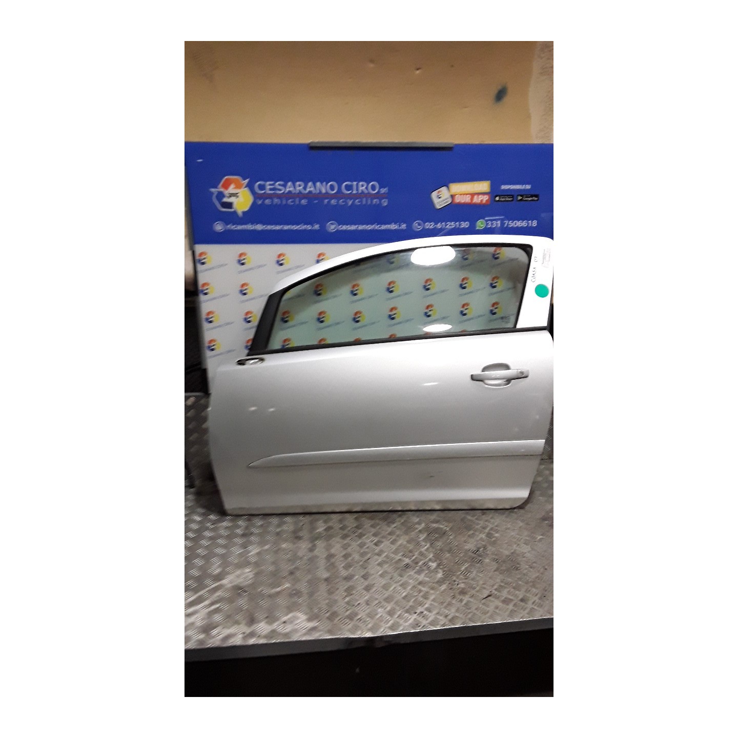 PORTA ANT. SX. 179 OPEL CORSA (S07) (07/06-02/11) Z12XEP 93189326