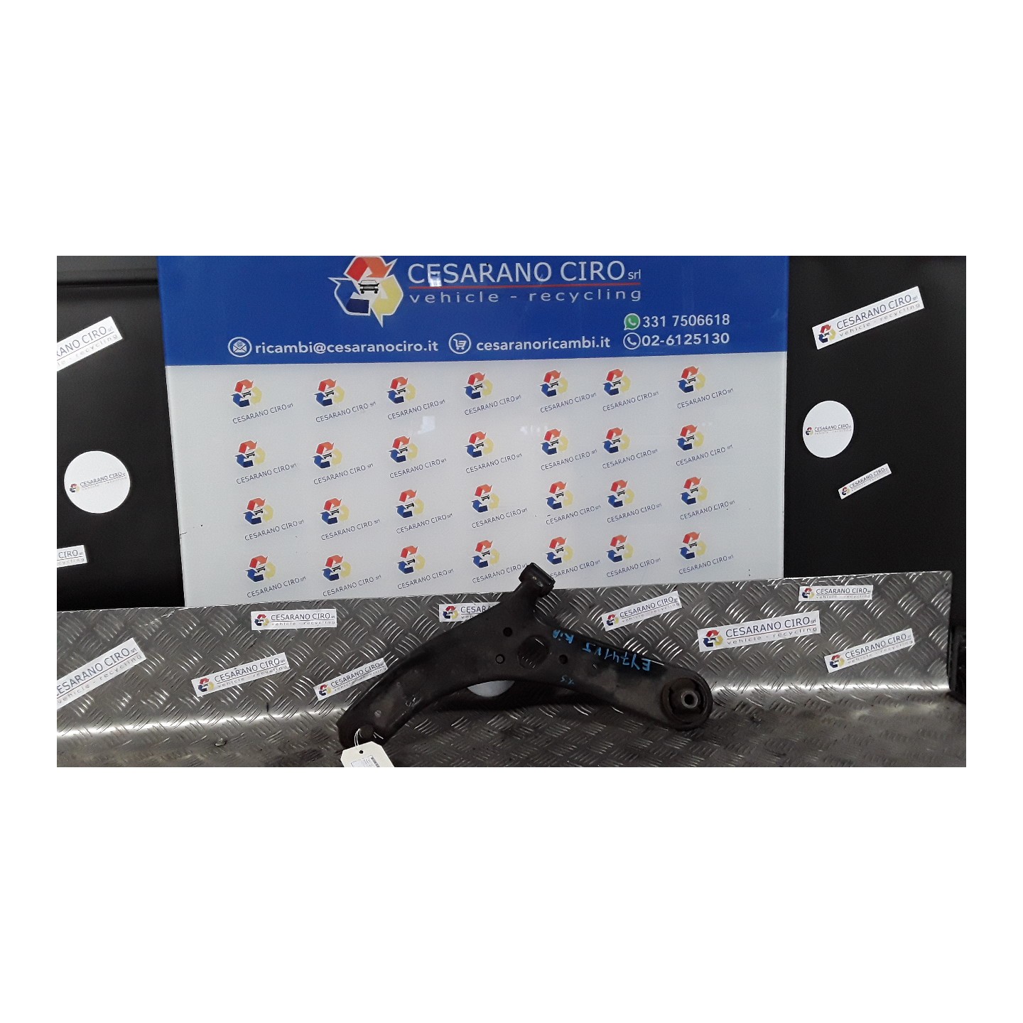 BRACCIO OSCILLANTE SOSP. ANT. SX. 095 KIA RIO 3A SERIE (08/11-09/15) D3FA 545001W000