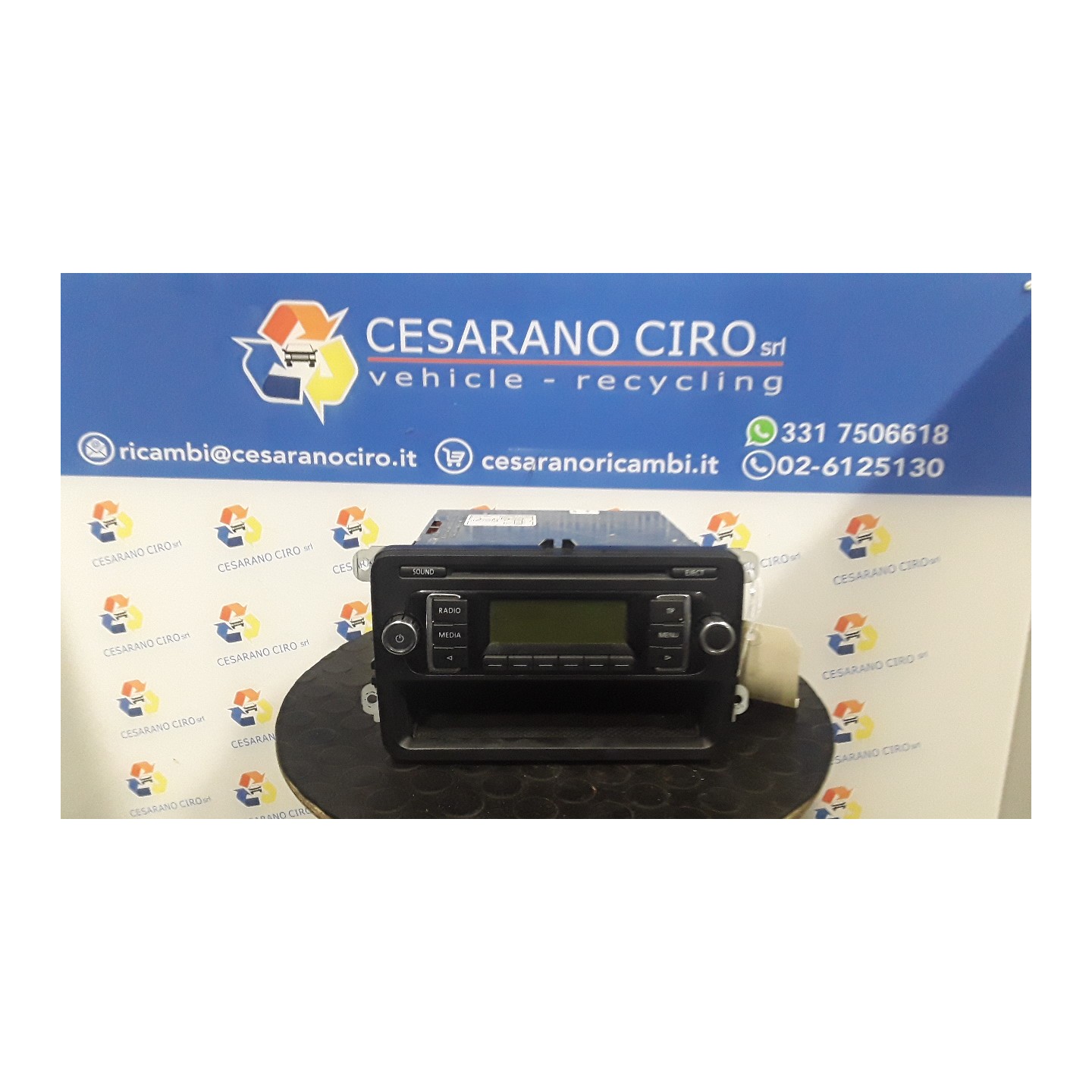 AUTORADIO 023 VOLKSWAGEN GOLF (5K/AJ) (09/08-) CGG 1T0035680D