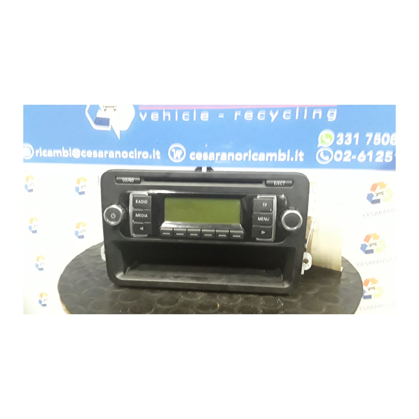 AUTORADIO 023 VOLKSWAGEN GOLF (5K/AJ) (09/08-) CGG 1T0035680D
