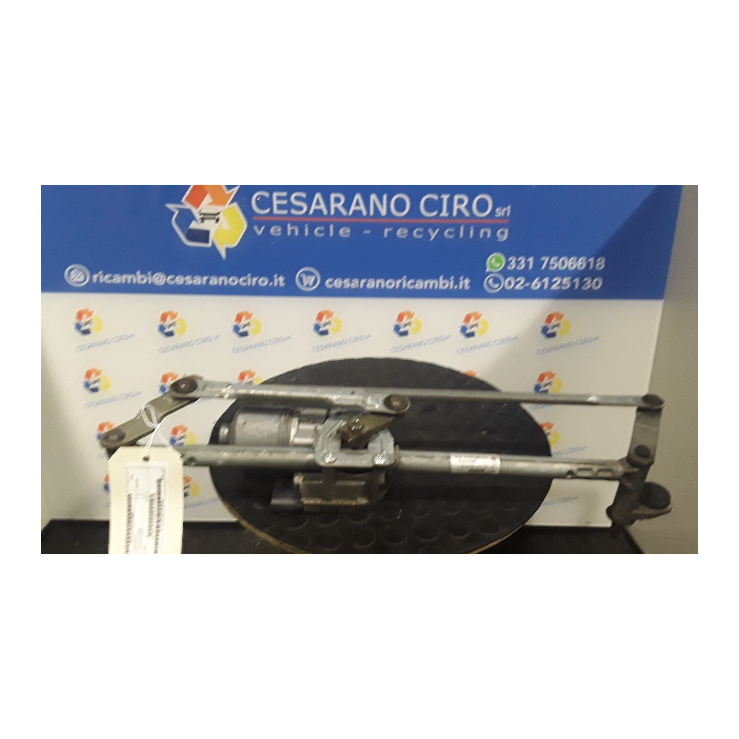MOTORINO TERGIPARABREZZA 027 VOLKSWAGEN GOLF (5K/AJ) (09/08-) CGG 1Q1955119C