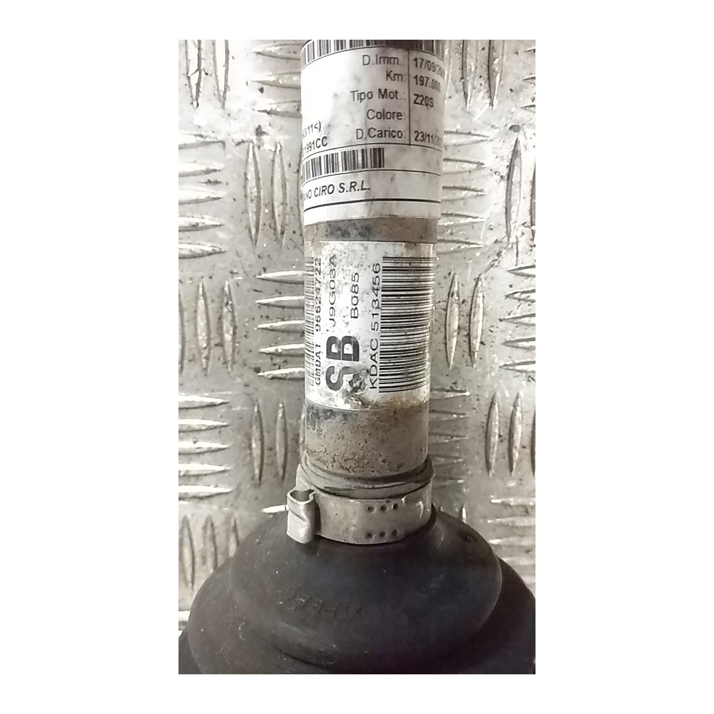 SEMIALBERO ANT. COMPL. DX. 074 CHEVROLET (DAEWOO) CAPTIVA (C100) (07/06-03/11) Z20S 6624724