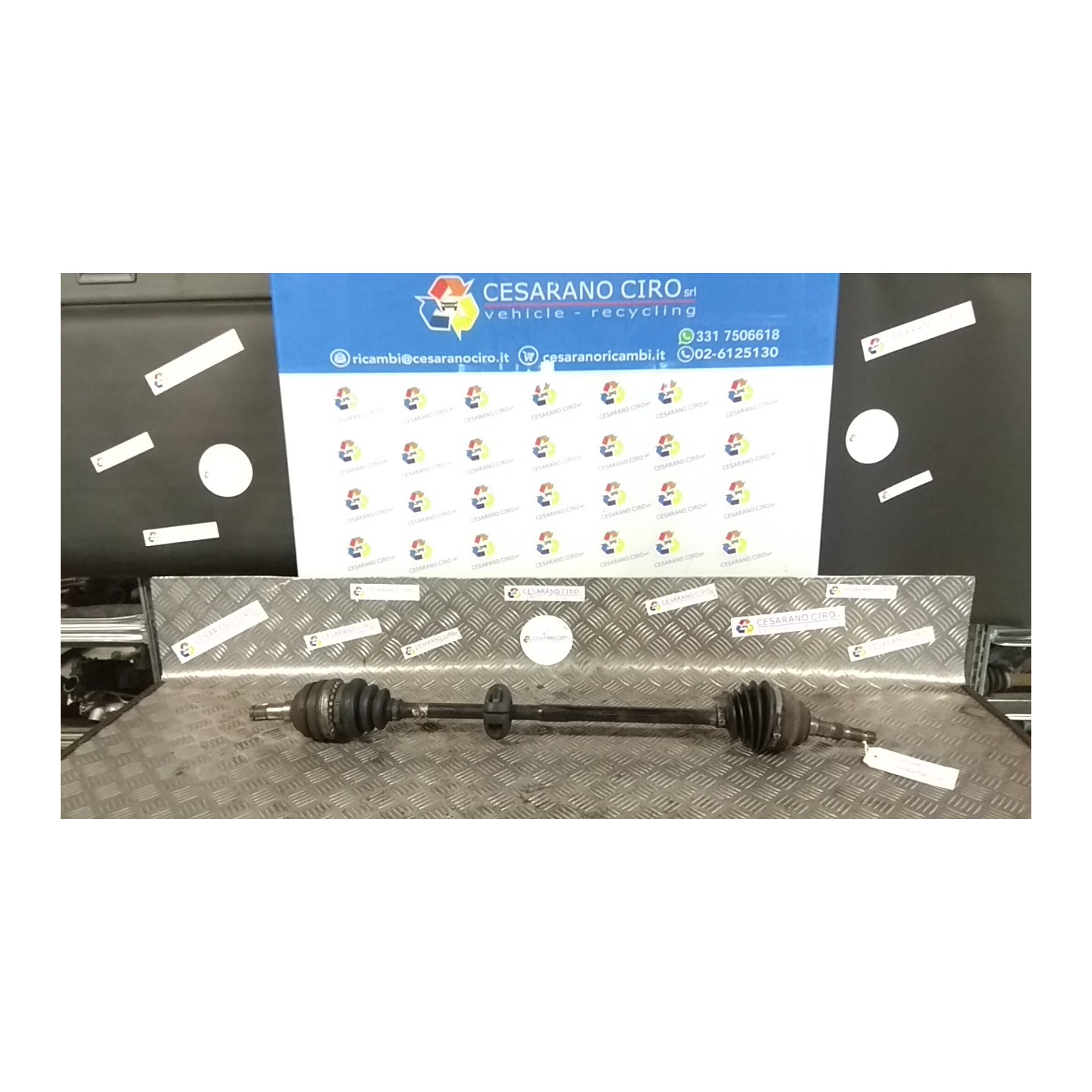 SEMIALBERO ANT. COMPL. DX. 009 OPEL ZAFIRA (T98) (03/99-12/05) Y20DTH 9117410