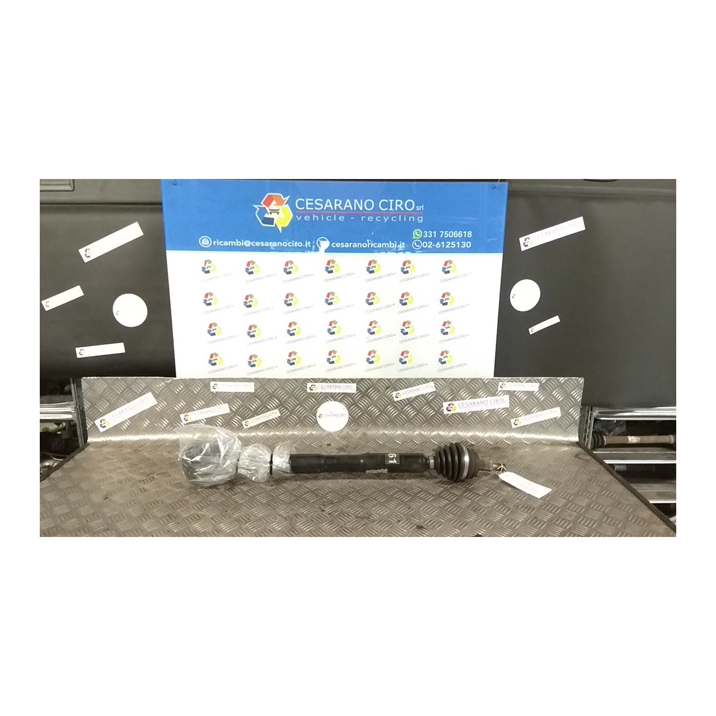 SEMIALBERO ANT. COMPL. DX. 026 AUDI A3 (8L) (08/96-12/01) AKL 1J0407454AX