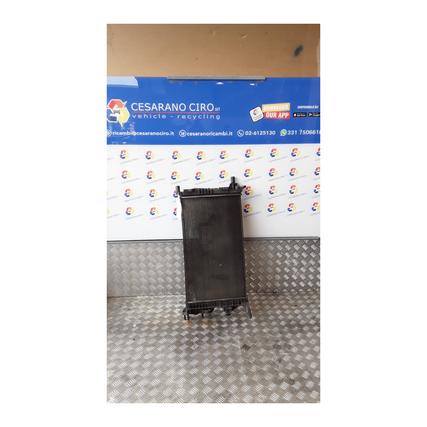 RADIATORE 022 RENAULT MEGANE 3A SERIE (10/08-) K9KJ8 214105150R