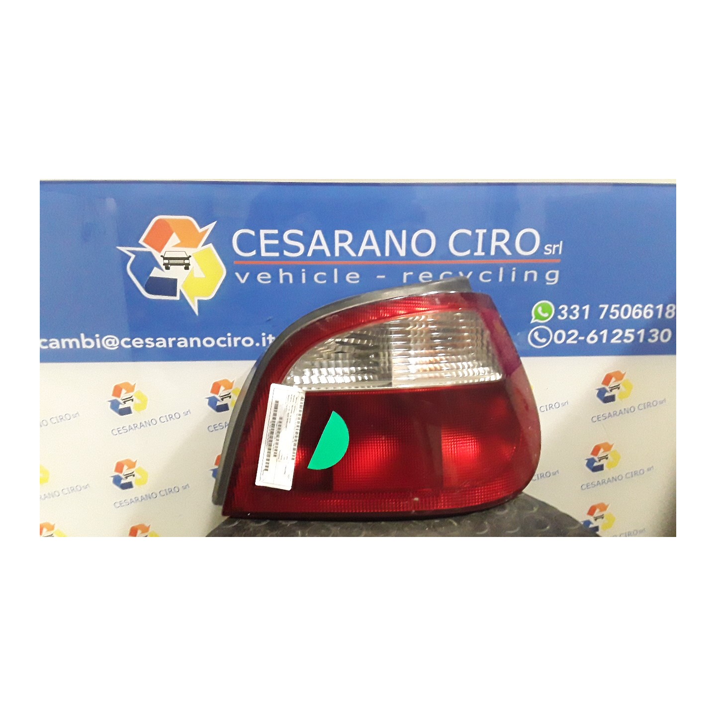 FANALE POST. DX. 139 RENAULT MEGANE 1A SERIE (03/99-06/03) K4JC7 7700428321