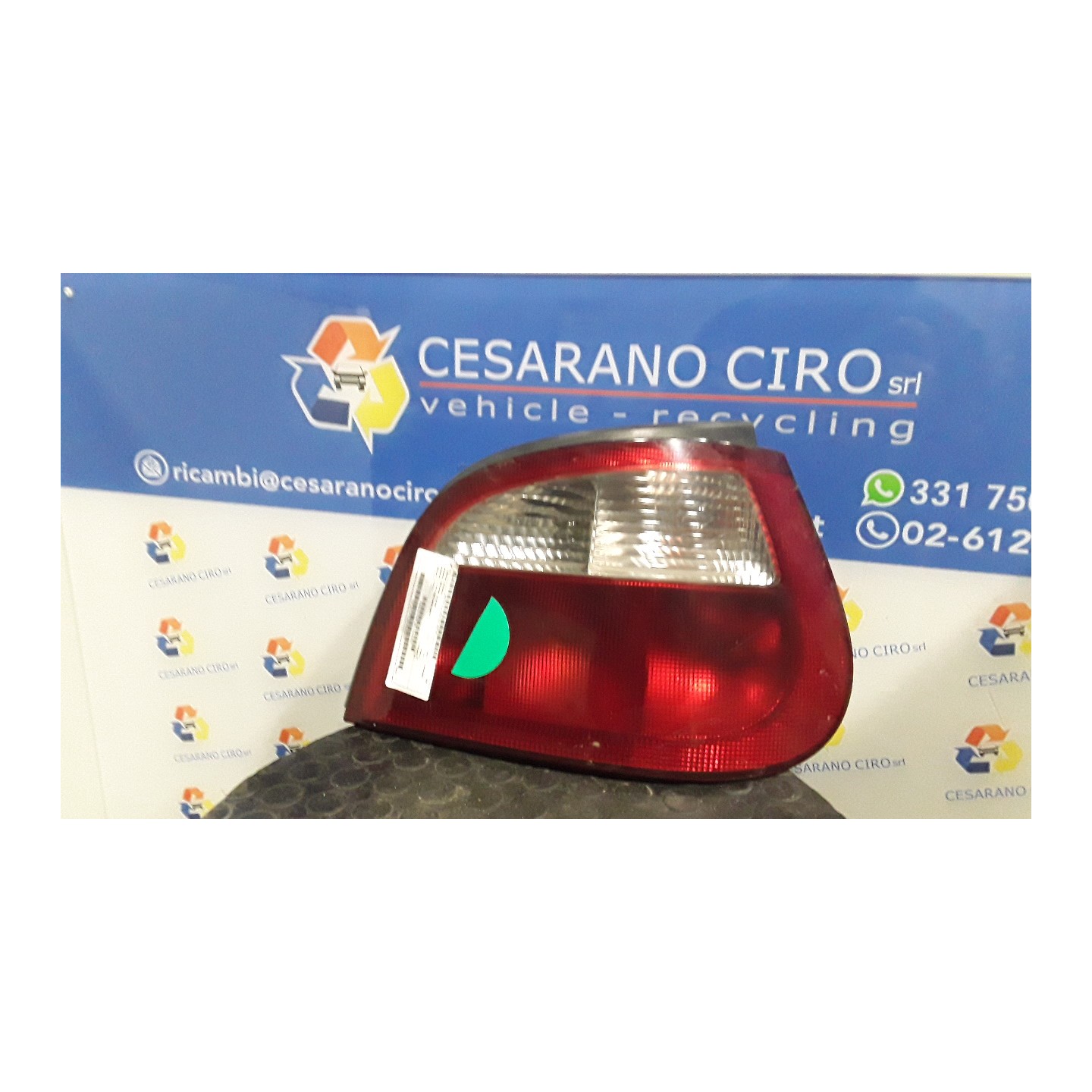 FANALE POST. DX. 139 RENAULT MEGANE 1A SERIE (03/99-06/03) K4JC7 7700428321