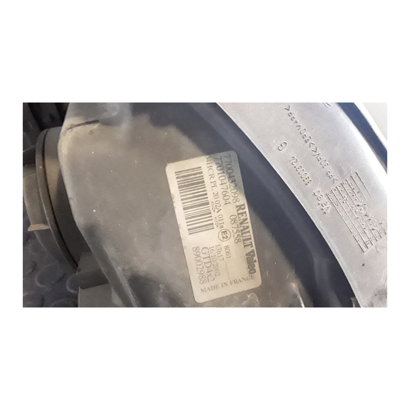 PROIETTORE SX. 080 RENAULT SCENIC (03/99-05/03) K4MA7 260600499R