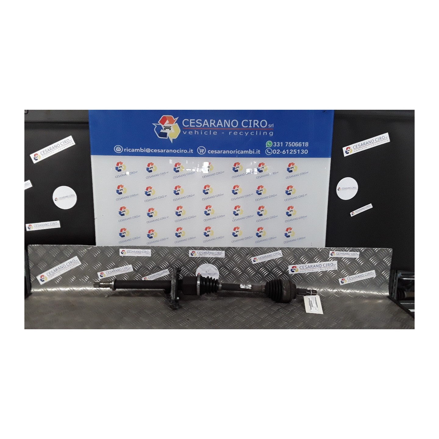 SEMIALBERO ANT. COMPL. DX. 030 RENAULT CLIO 2A SERIE (05/01-11/10) K9KV7 8200331518