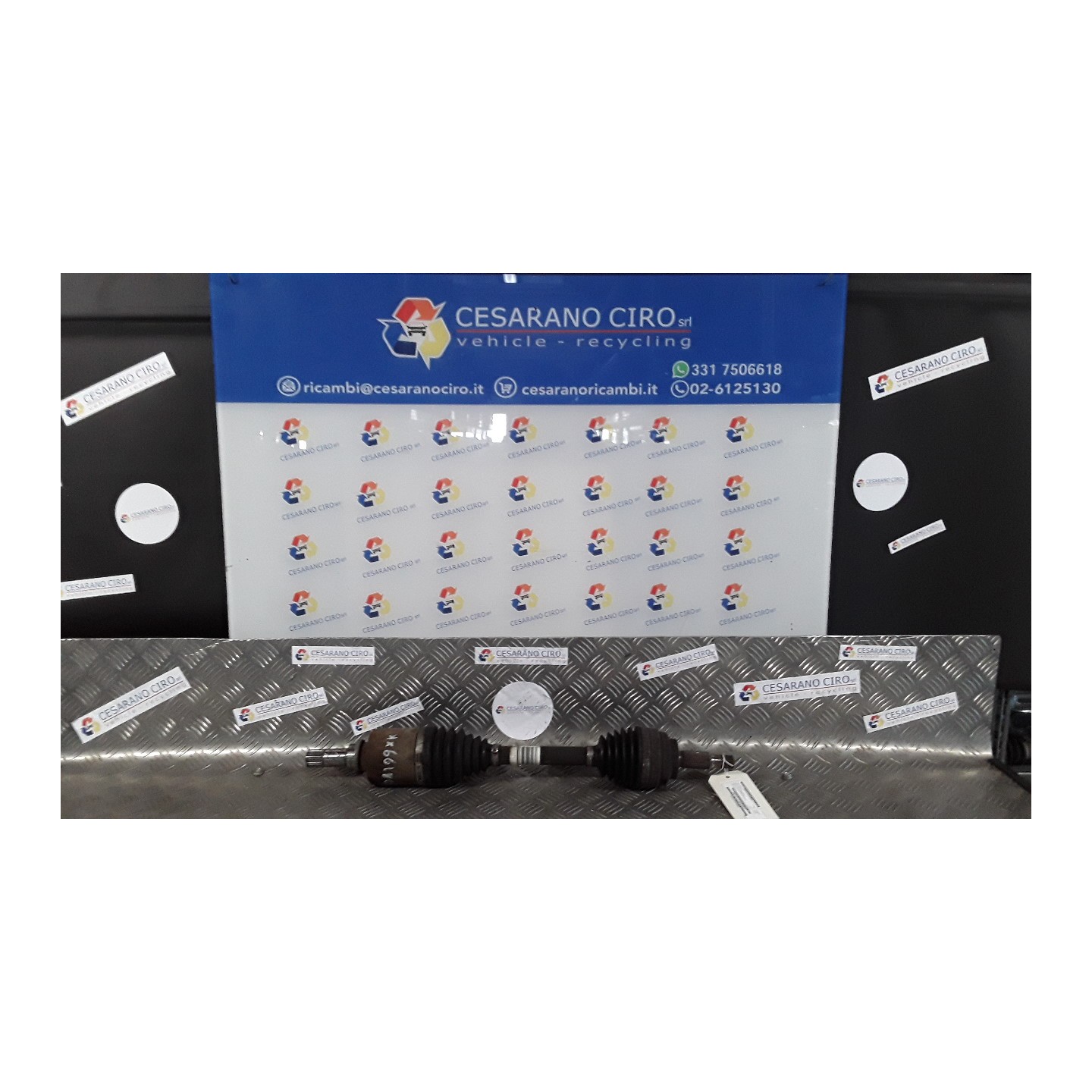 SEMIALBERO ANT. SX 032 RENAULT KANGOO (04/03-03/09) K9KV7 NB2837019045010SX