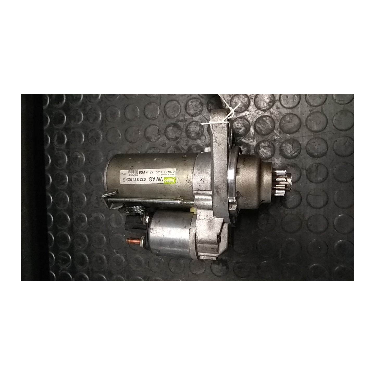 MOTORINO AVVIAMENTO 2,0KW VALEO 011 VOLKSWAGEN GOLF (1K) (10/03-12/09) BLS 02M911023NX