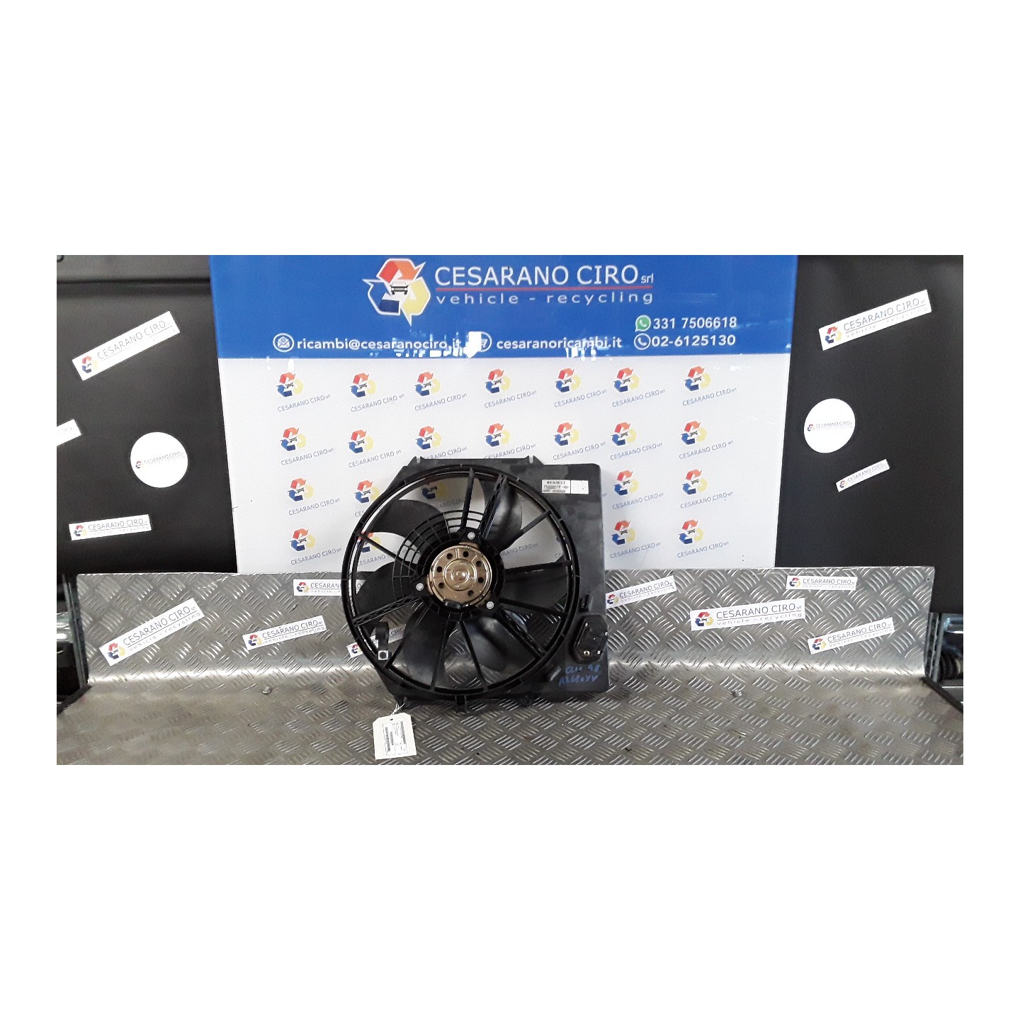 ELETTROVENTOLA 098 RENAULT CLIO 2A SERIE (04/98-04/01) E7J77 7701070217