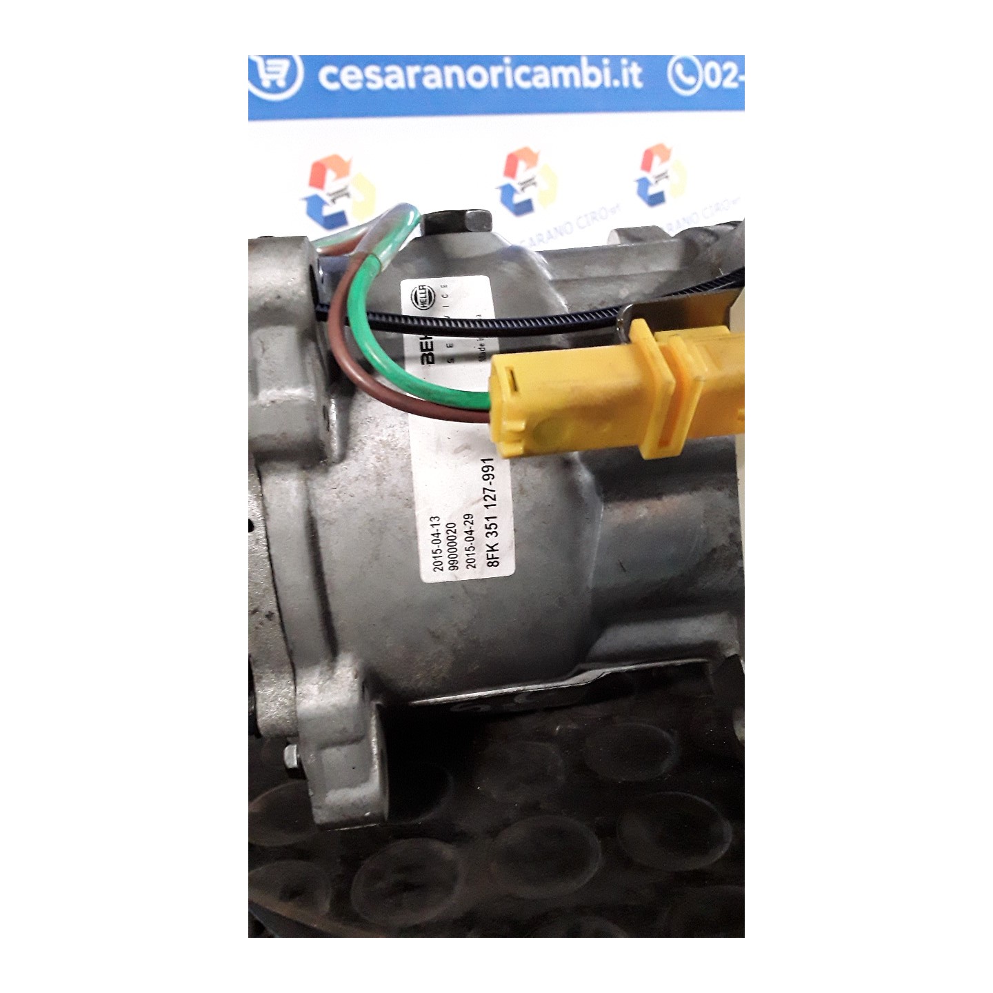 COMPRESSORE A/C 003 FIAT ULYSSE (2F) (06/02-12/10) RHW 9639109580