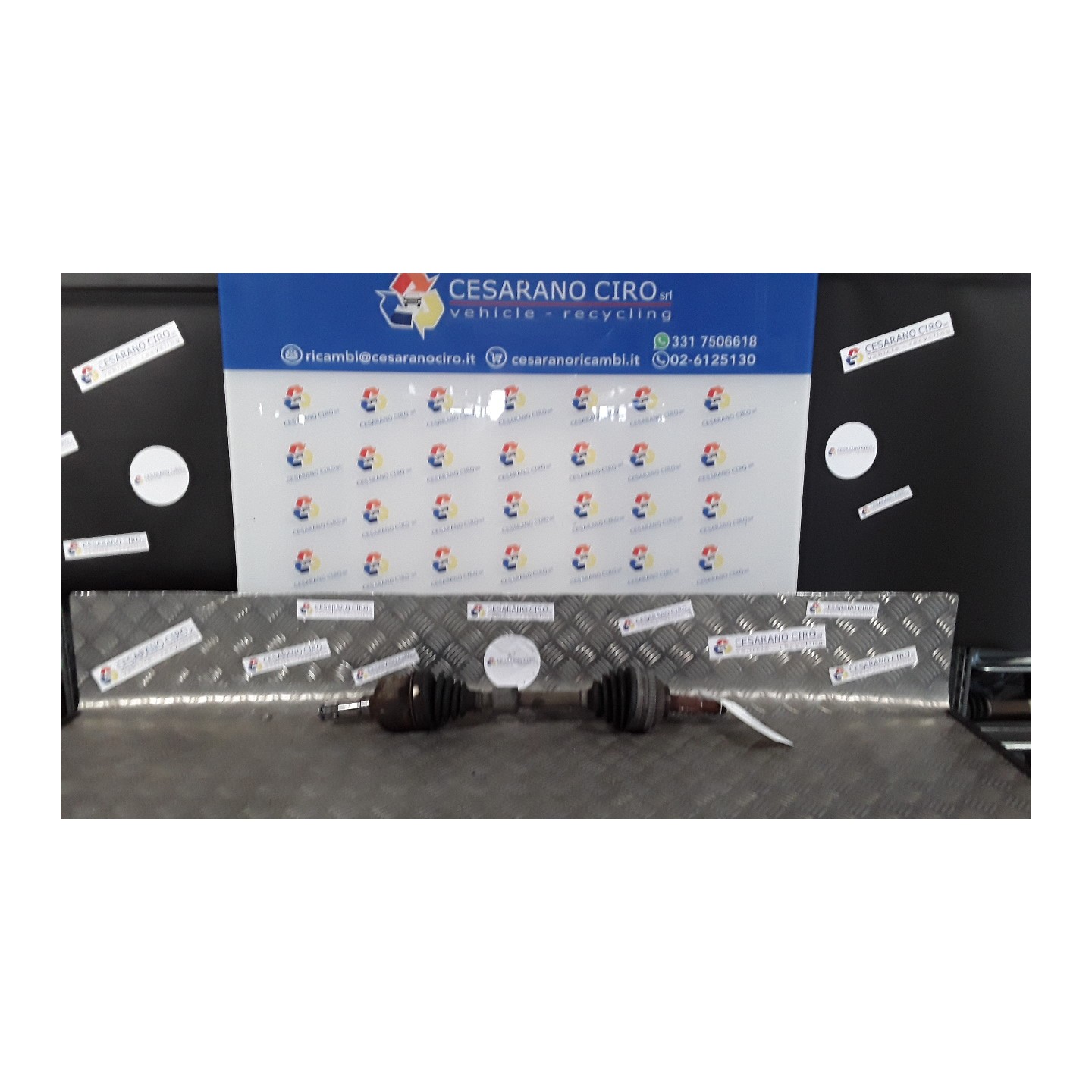 SEMIALBERO ANT. COMPL. SX. 053 FIAT PANDA (2Q) (09/03-12/10) 169A1000 46308227