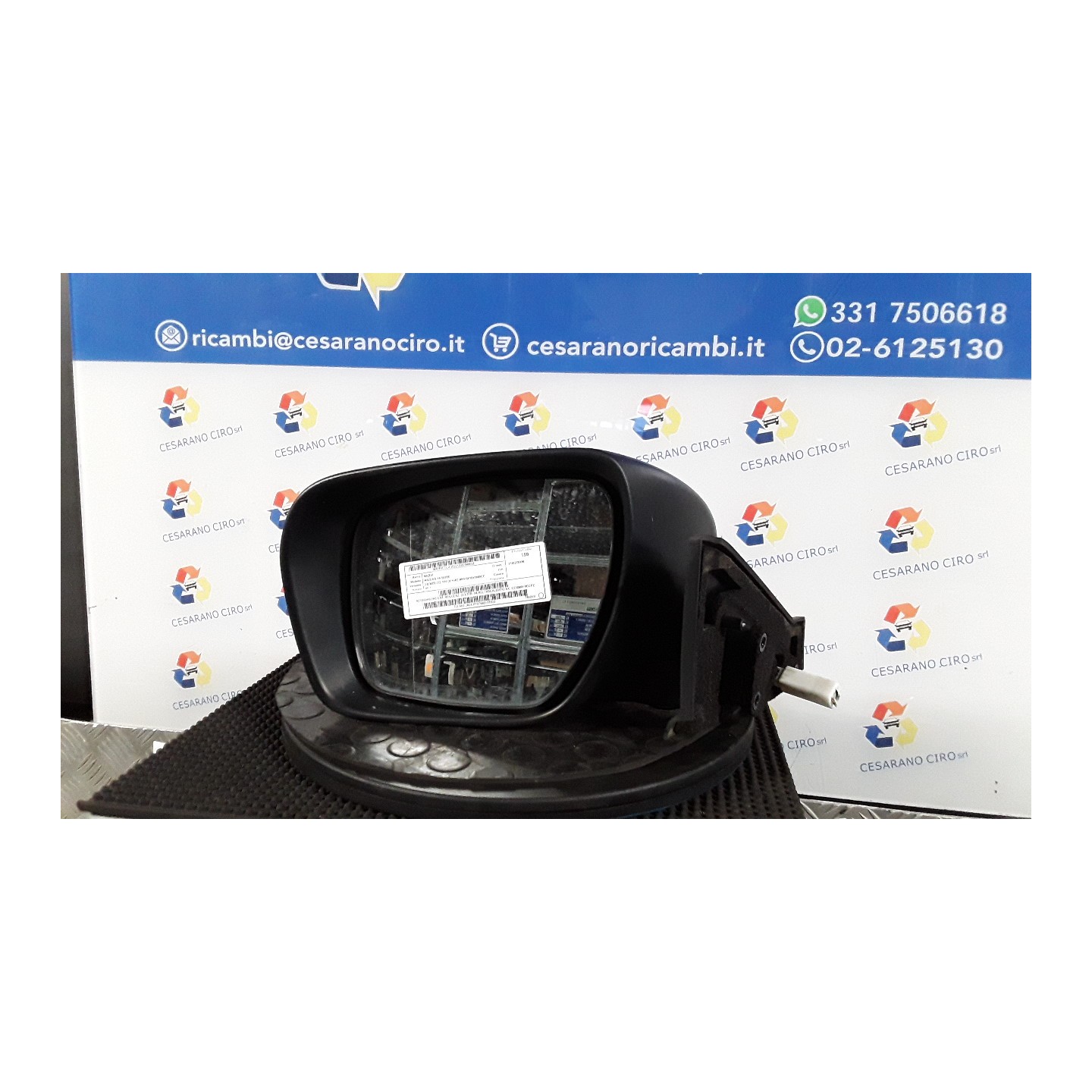 RETROVISORE EST. REGOLAZ. ELETTR. NERO, RISCALDATO SX. 027 MAZDA MAZDA 5 1A SERIE (07/05-10/10 RF CC6569180CPZ
