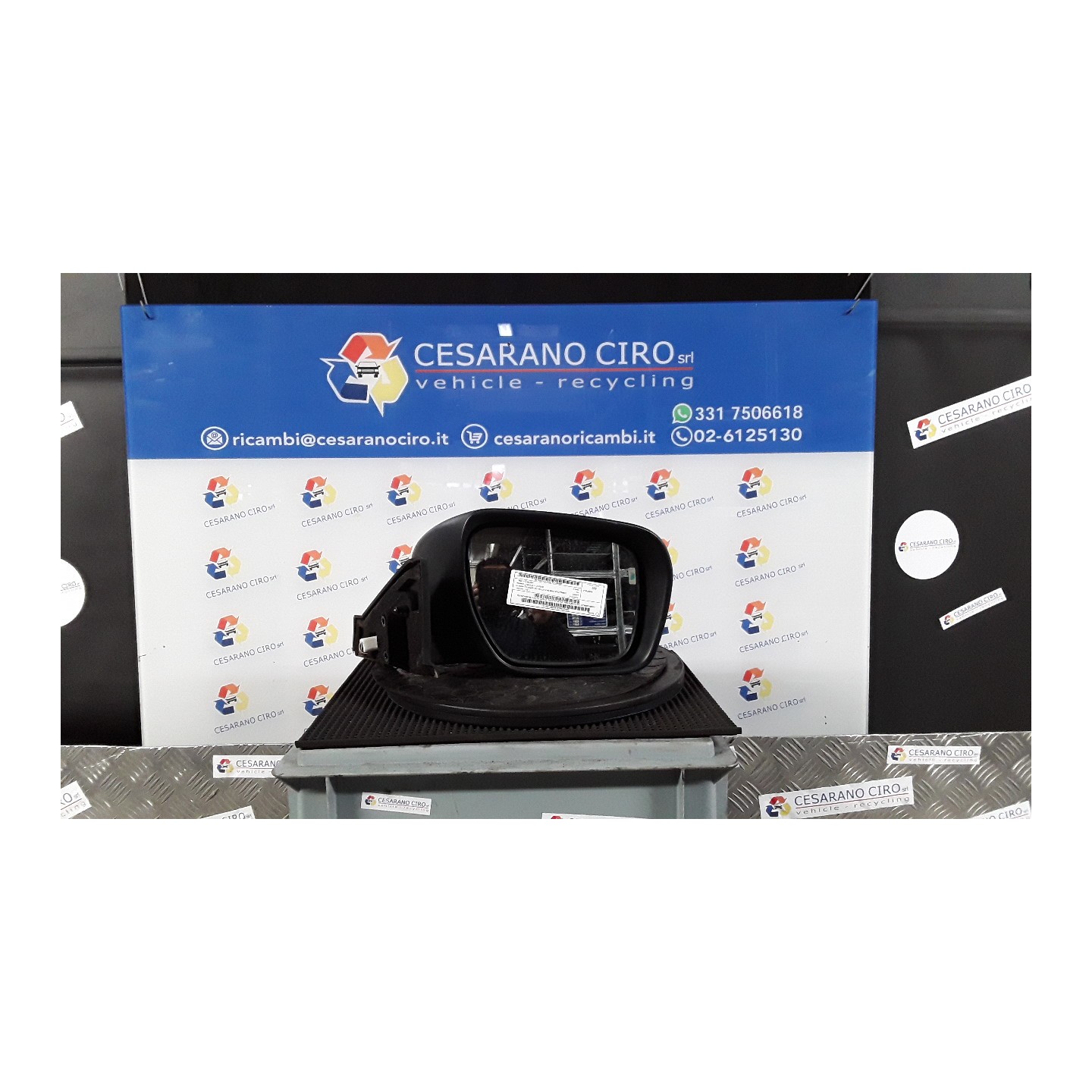 RETROVISORE EST. REGOLAZ. ELETTR. NERO, RISCALDATO DX. 028 MAZDA MAZDA 5 1A SERIE (07/05-10/10 RF CC6569120CPZ