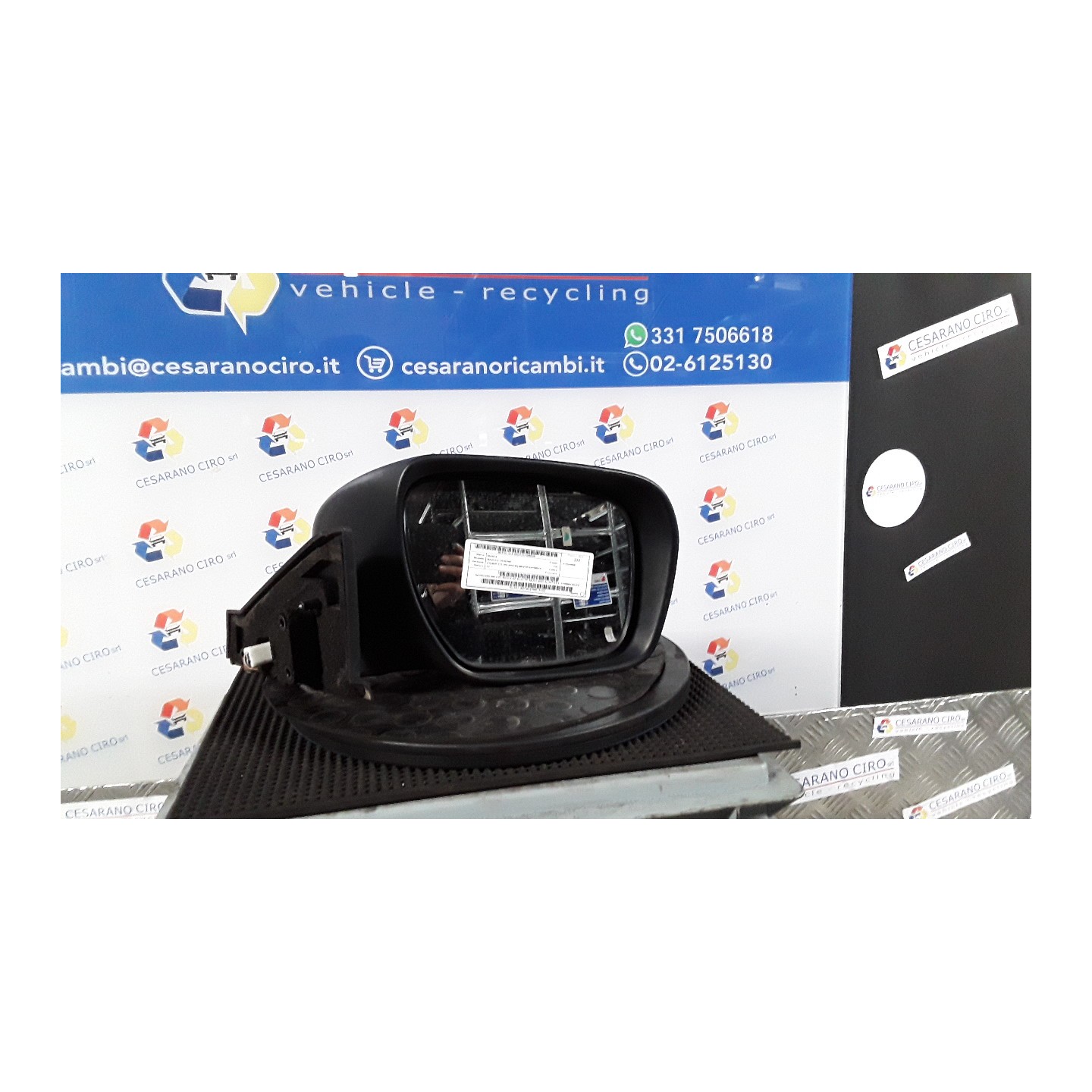 RETROVISORE EST. REGOLAZ. ELETTR. NERO, RISCALDATO DX. 028 MAZDA MAZDA 5 1A SERIE (07/05-10/10 RF CC6569120CPZ