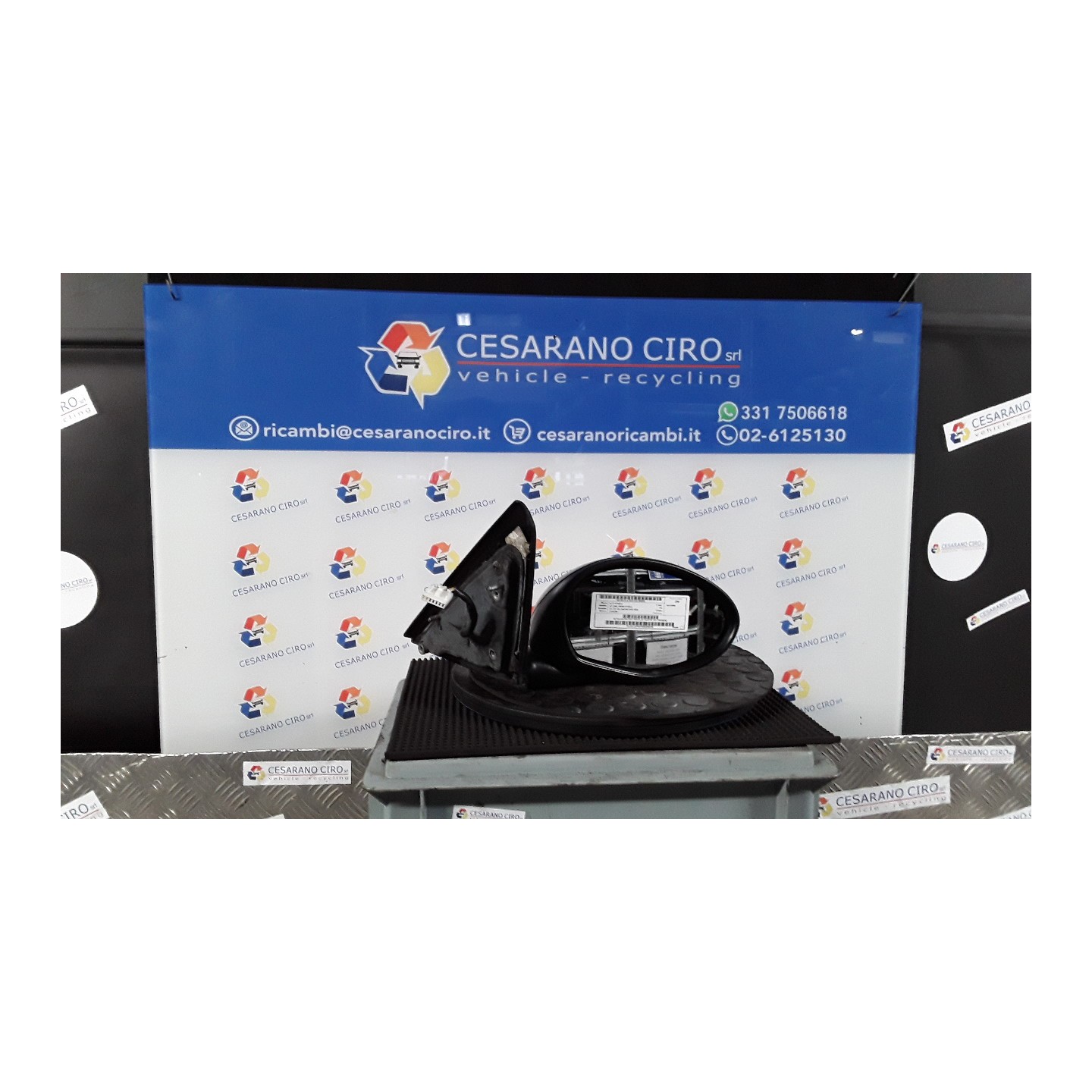 RETROVISORE EST. REGOLAZ. ELETTR. DX. 029 ALFA ROMEO 147 (W8) (08/00-01/06) 192A5000 735294282