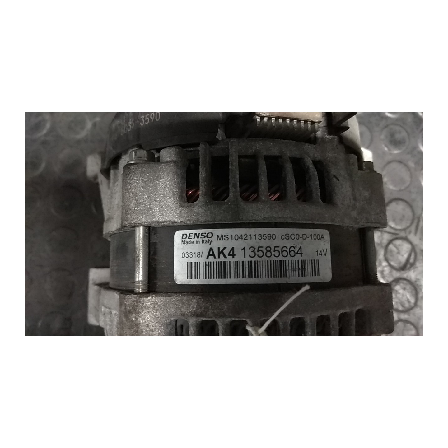 ALTERNATORE 100AMP 019 OPEL CORSA (X15) (12/14-12/19) B14XEROPTLDD 13520812