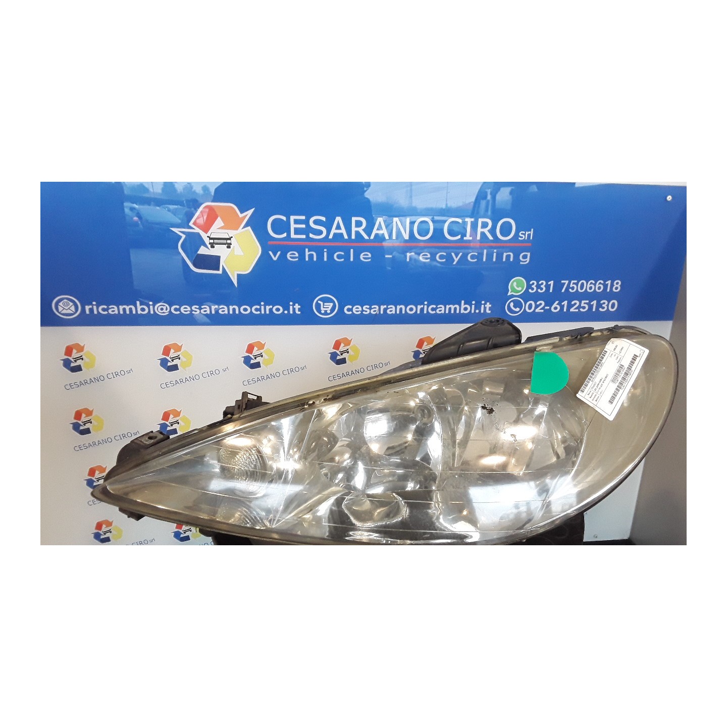 PROIETTORE SX. 018 PEUGEOT 206 (09/98-06/09) KFU 6204S7