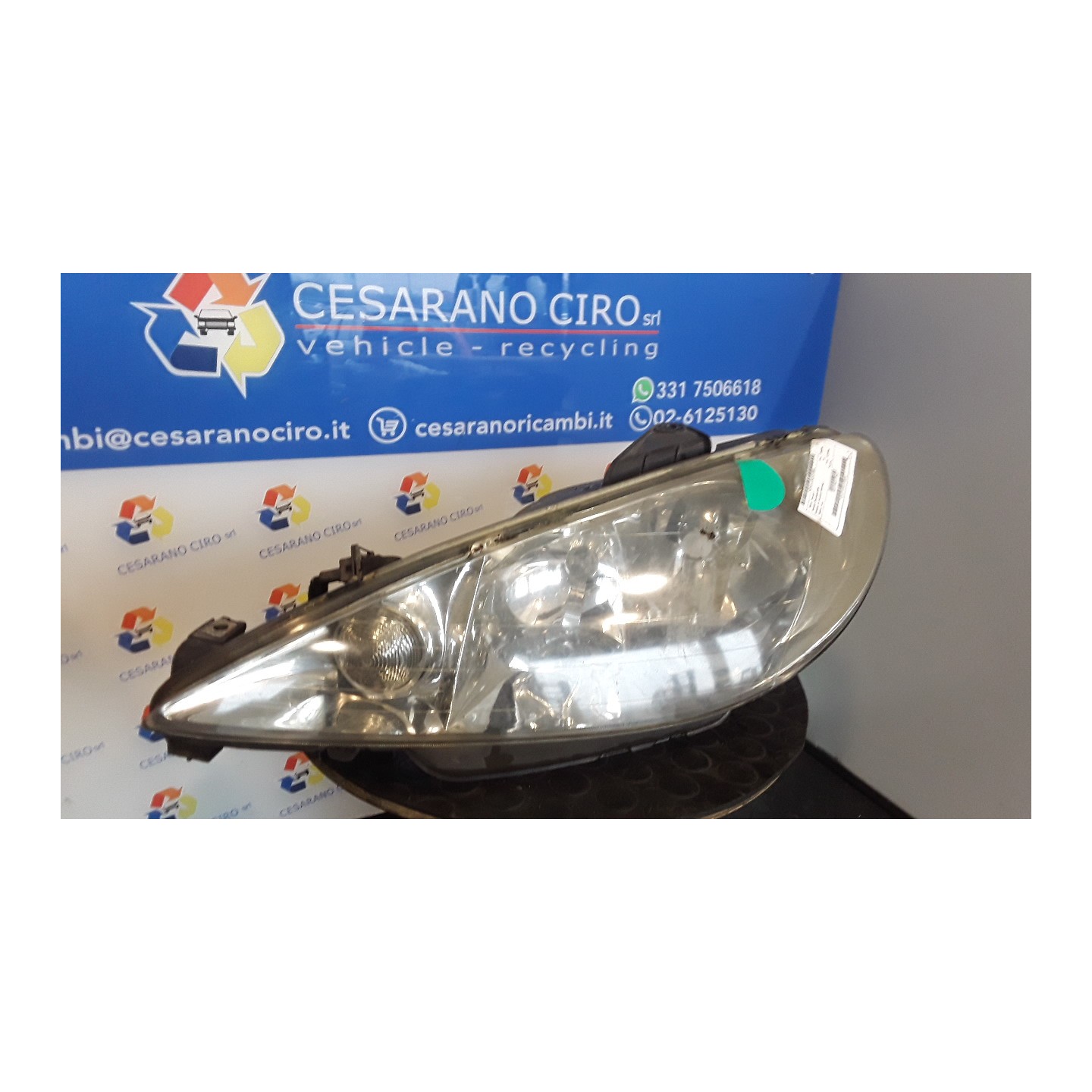 PROIETTORE SX. 018 PEUGEOT 206 (09/98-06/09) KFU 6204S7