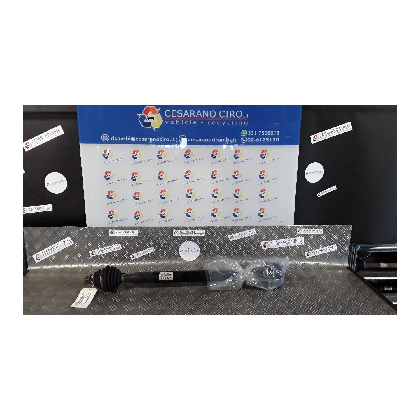 SEMIALBERO ANT. COMPL. DX. 047 VOLKSWAGEN GOLF (5K/AJ) (09/08-) CGG 1K0407272DM