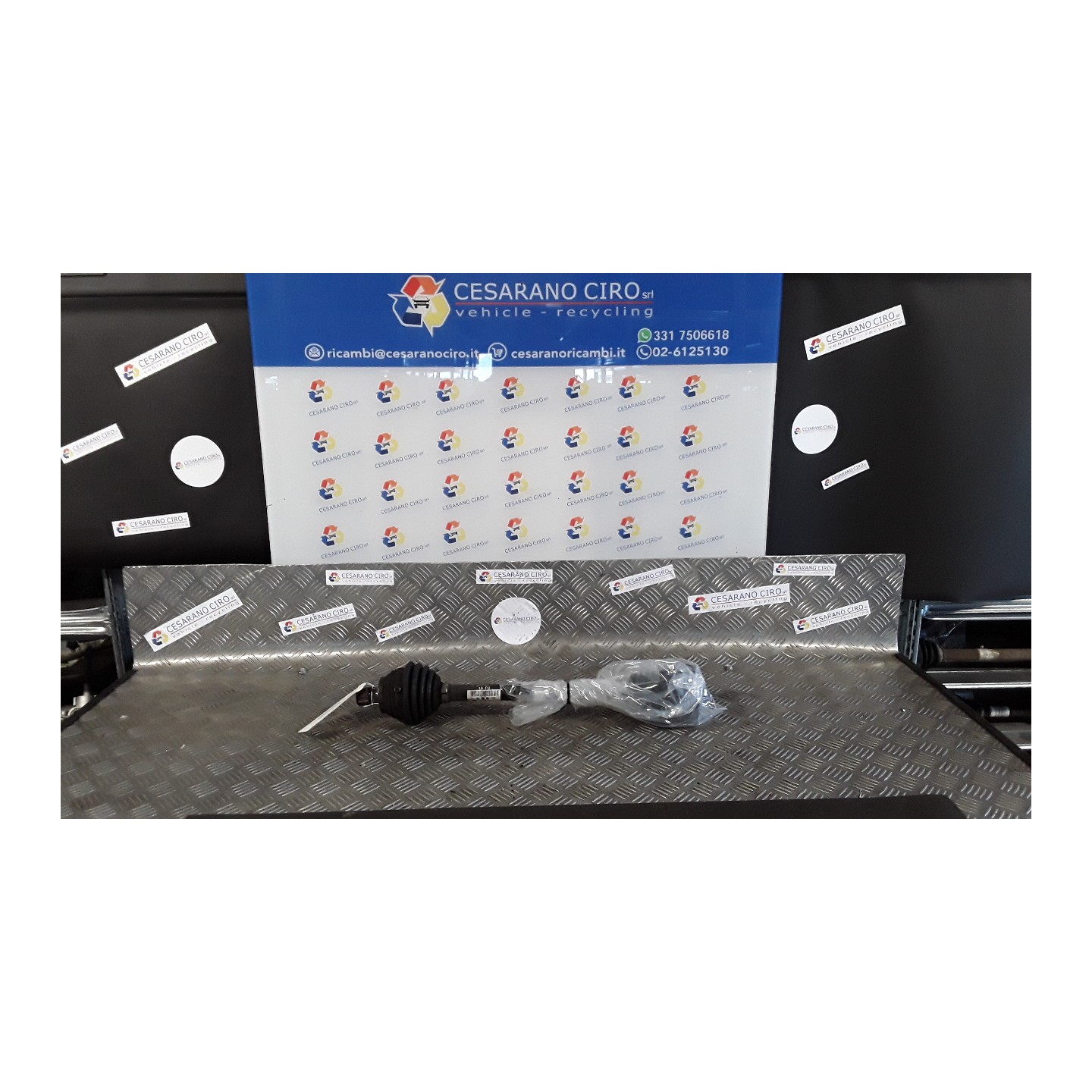 SEMIALBERO ANT. COMPL. SX. 048 VOLKSWAGEN GOLF (5K/AJ) (09/08-) CGG 1K0407271AP