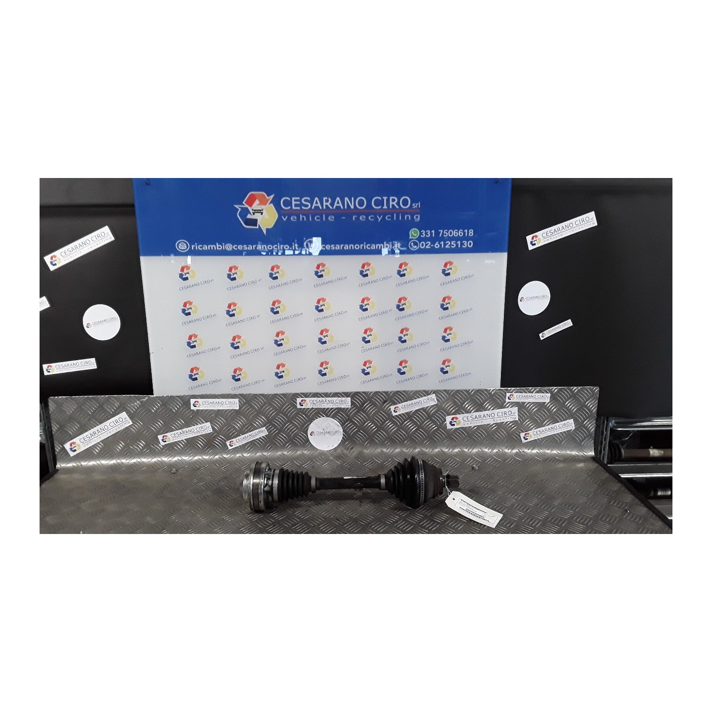 SEMIALBERO ANT. COMPL. SX. 079 VOLKSWAGEN GOLF (1K) (10/03-12/09) BKC 1K0407271EE