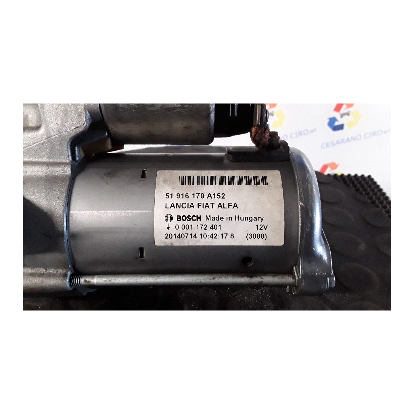 MOTORINO AVVIAMENTO 001 FIAT PUNTO (6U) (01/13-03/17) 199B4000 51916170