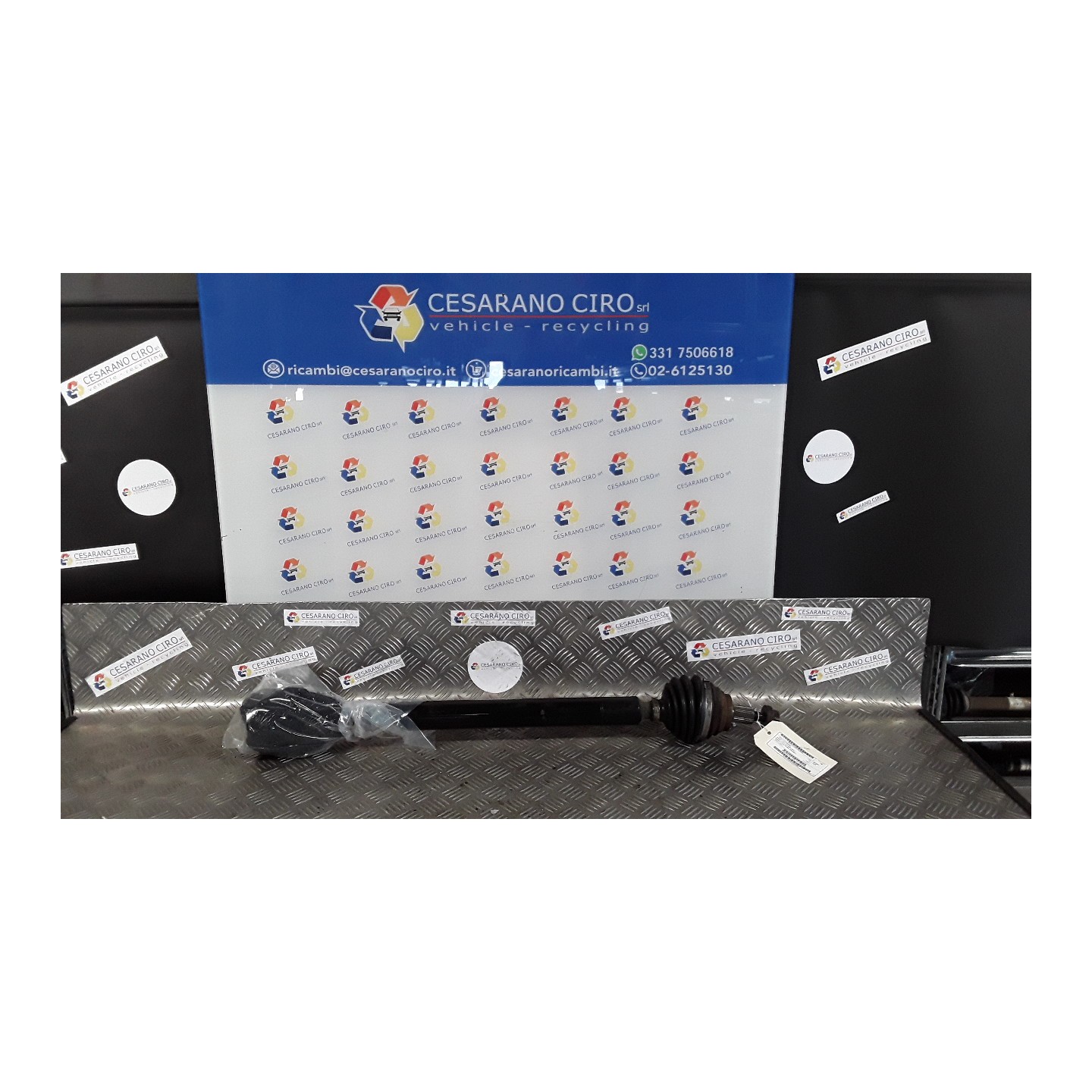 SEMIALBERO ANT. COMPL. DX. 033 VOLKSWAGEN GOLF (1K) (10/03-12/09) BAG 1K0407272MF