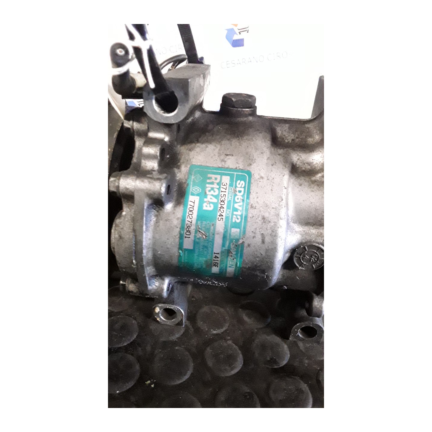 COMPRESSORE A/C ROTAZIONE 005 RENAULT CLIO 2A SERIE (05/01-11/10) K9KA7 7701499969