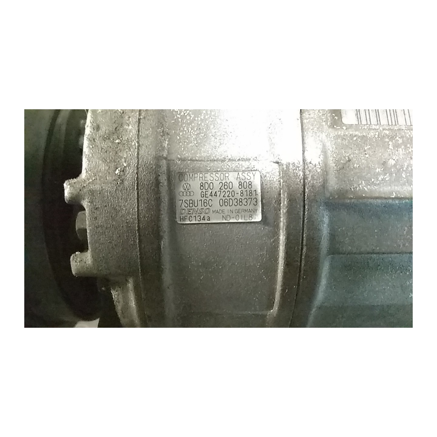 COMPRESSORE A/C ROTAZ 267 VOLKSWAGEN PASSAT (3B) (10/00-03/06) AVB 8D0260805RX
