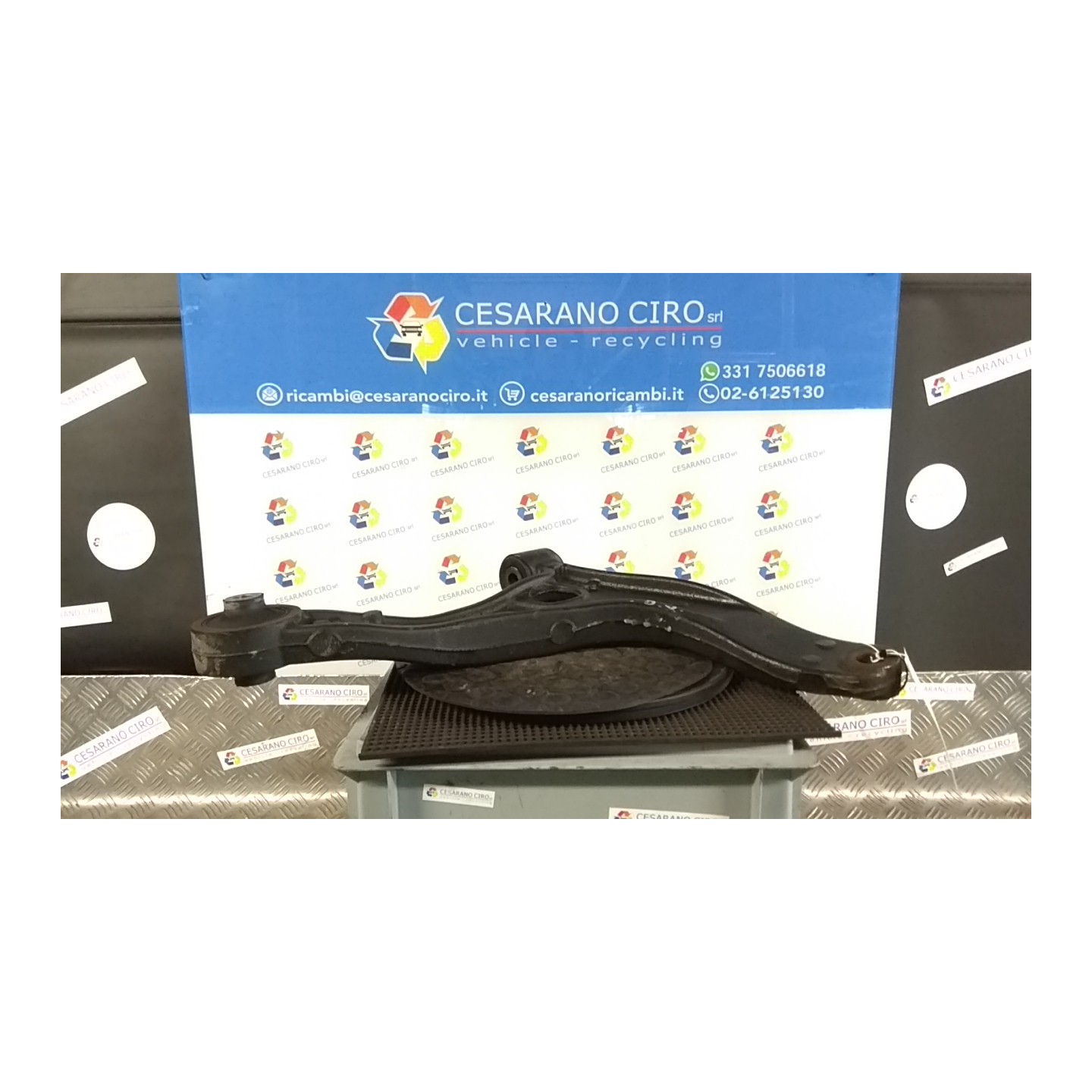 BRACCIO OSCILLANTE INF. SOSP. ANT. GHISA DX. 283 OPEL MOVANO (X70) (10/06-06/10) G9UA6 93194855