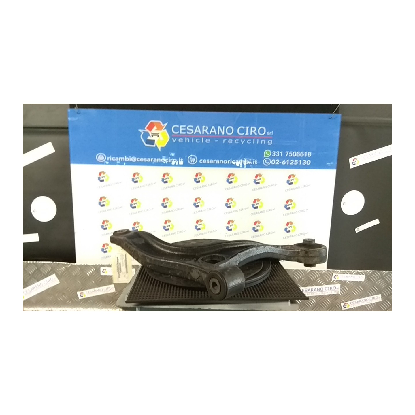 BRACCIO OSCILLANTE INF. SOSP. ANT. GHISA SX. 284 OPEL MOVANO (X70) (10/06-06/10) G9UA6 93194853