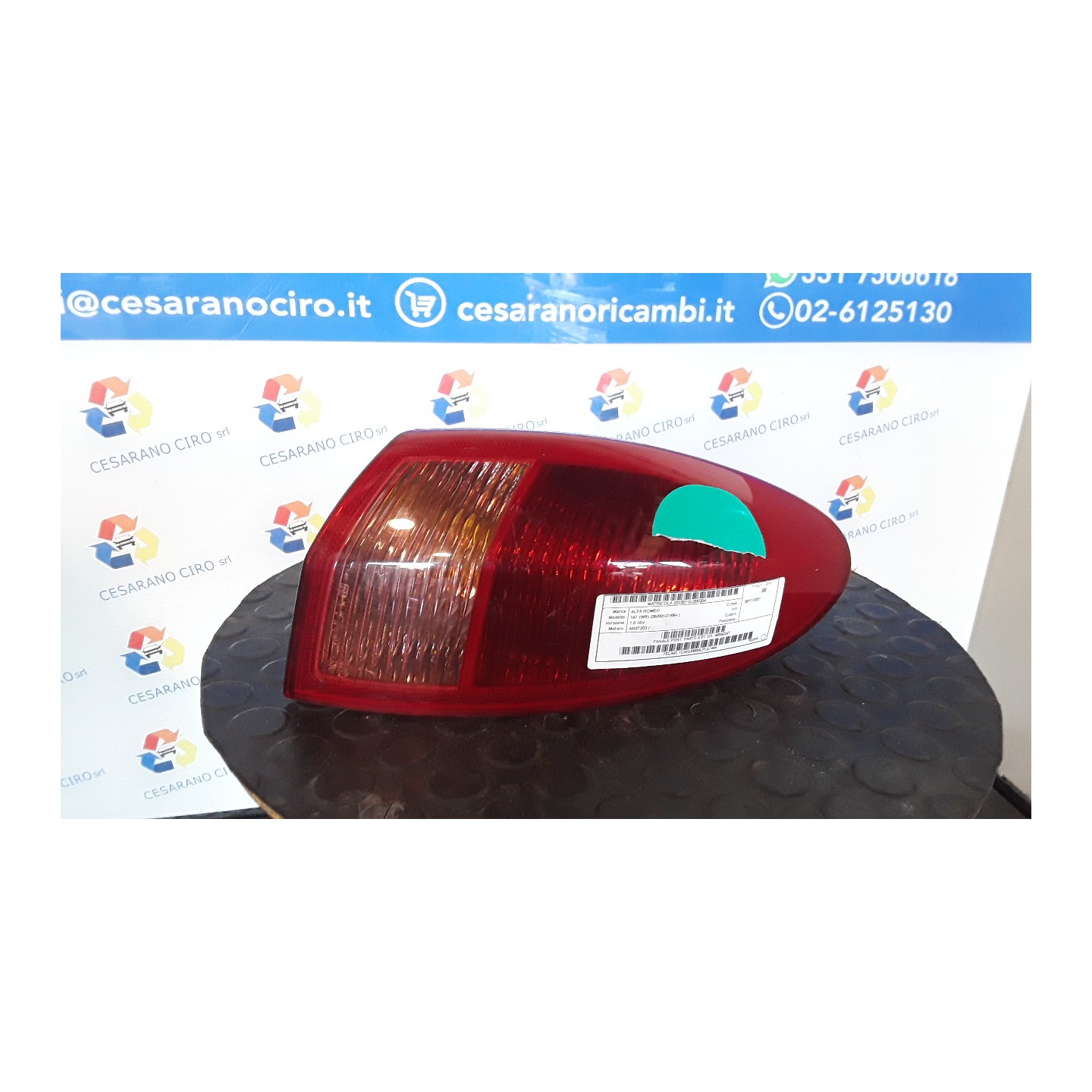 FANALE POST. PARTE EST. DX. 304 ALFA ROMEO 147 (W8) (08/00-01/06) AR37203 46556347