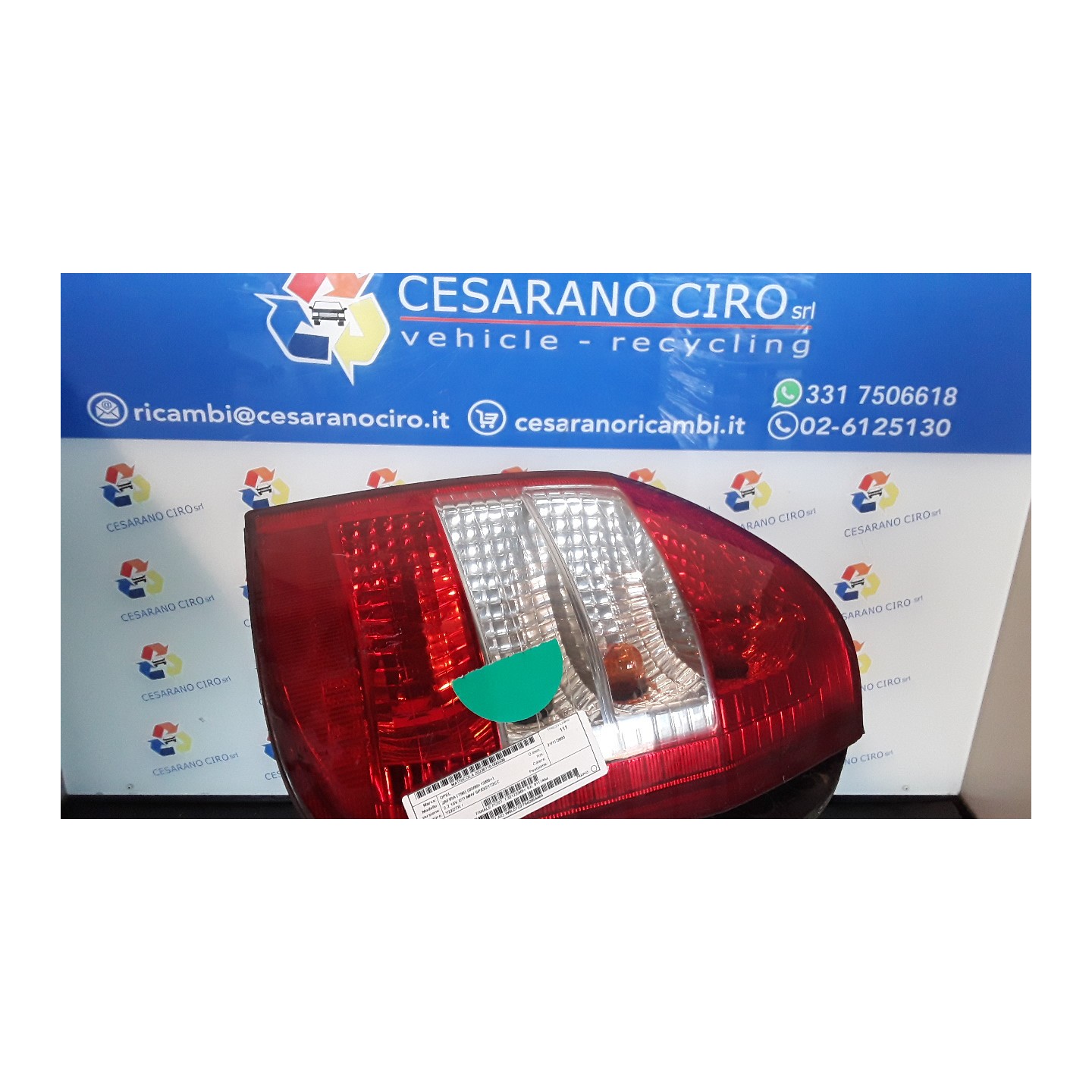 FANALE POST. T.32123349 SX. 338 OPEL ZAFIRA (T98) (03/99-12/05) Y22DTR 9117444