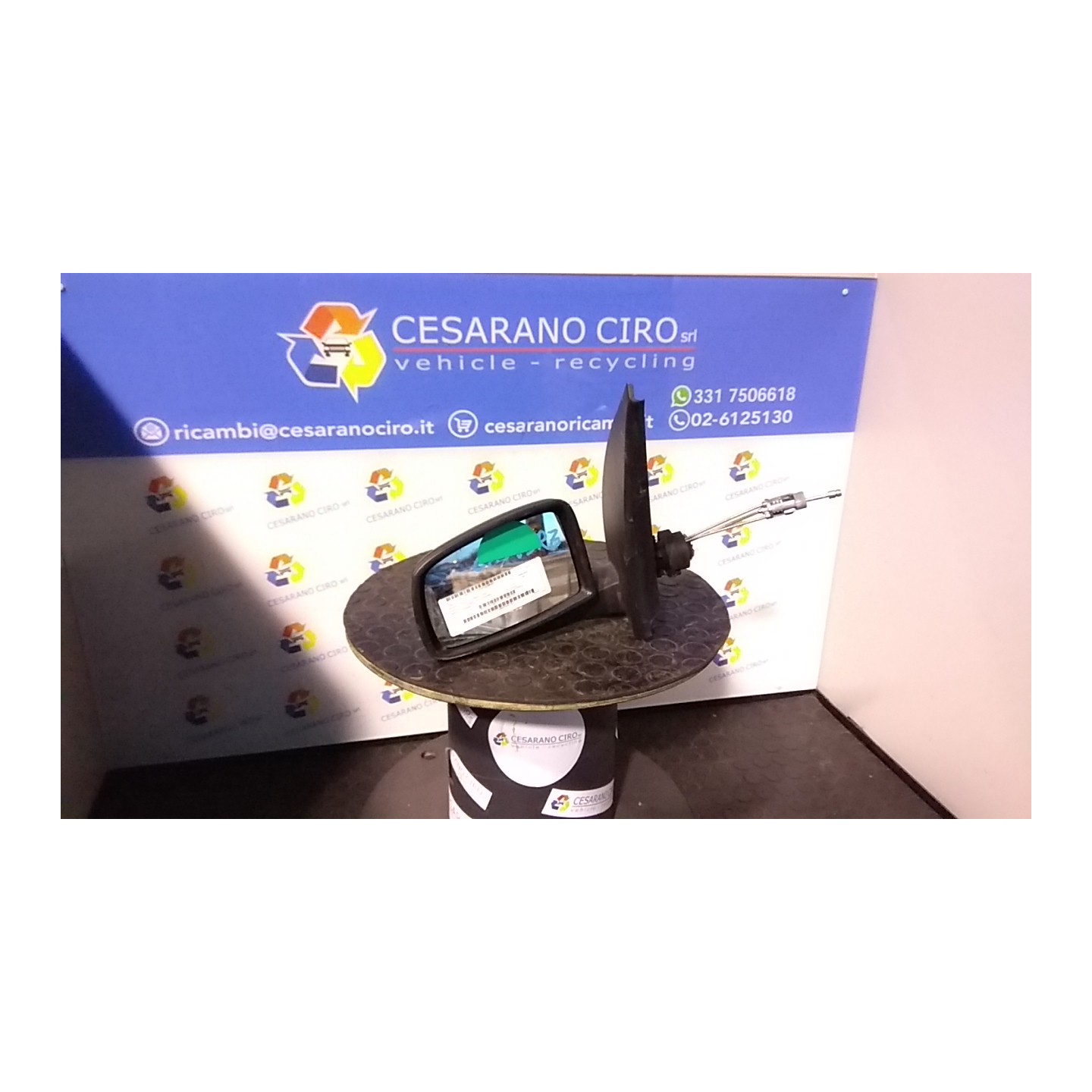 RETROVISORE EST. SX. 407 FIAT PANDA (2Q) (09/03-12/10) 188A4000 735357191