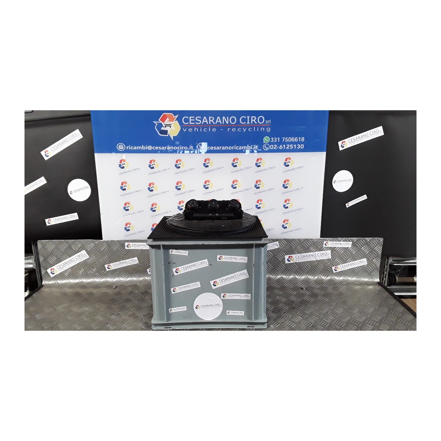 BLOCCO COMANDO CLIMATIZZAZIONE REG. MANUALE 138 SEAT LEON (10/12-10/17) CKF 5F0907426ABYMS