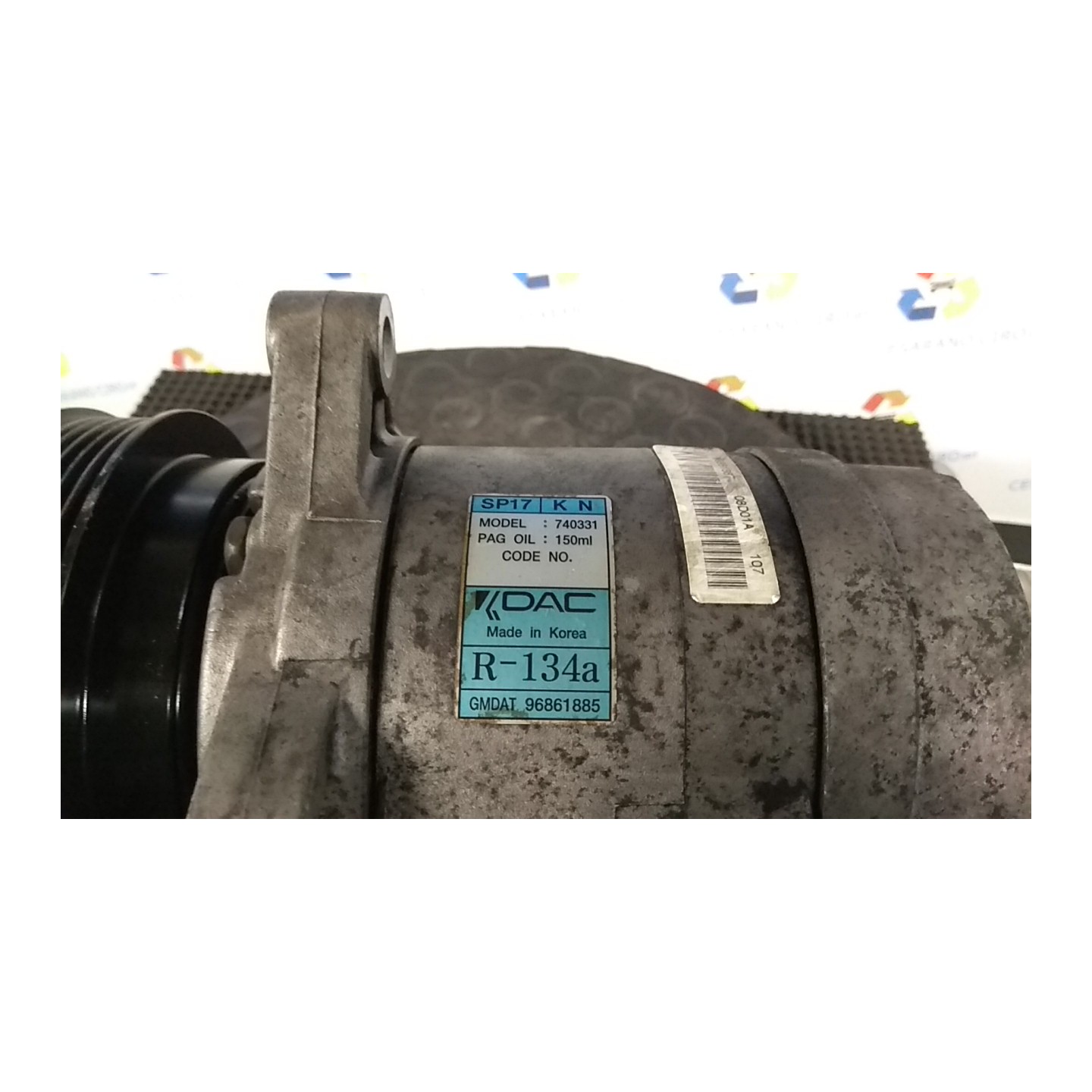 COMPRESSORE A/C C/PULEGGIA 117 OPEL ANTARA (L07) (02/07-07/11) Z24SED 96629606