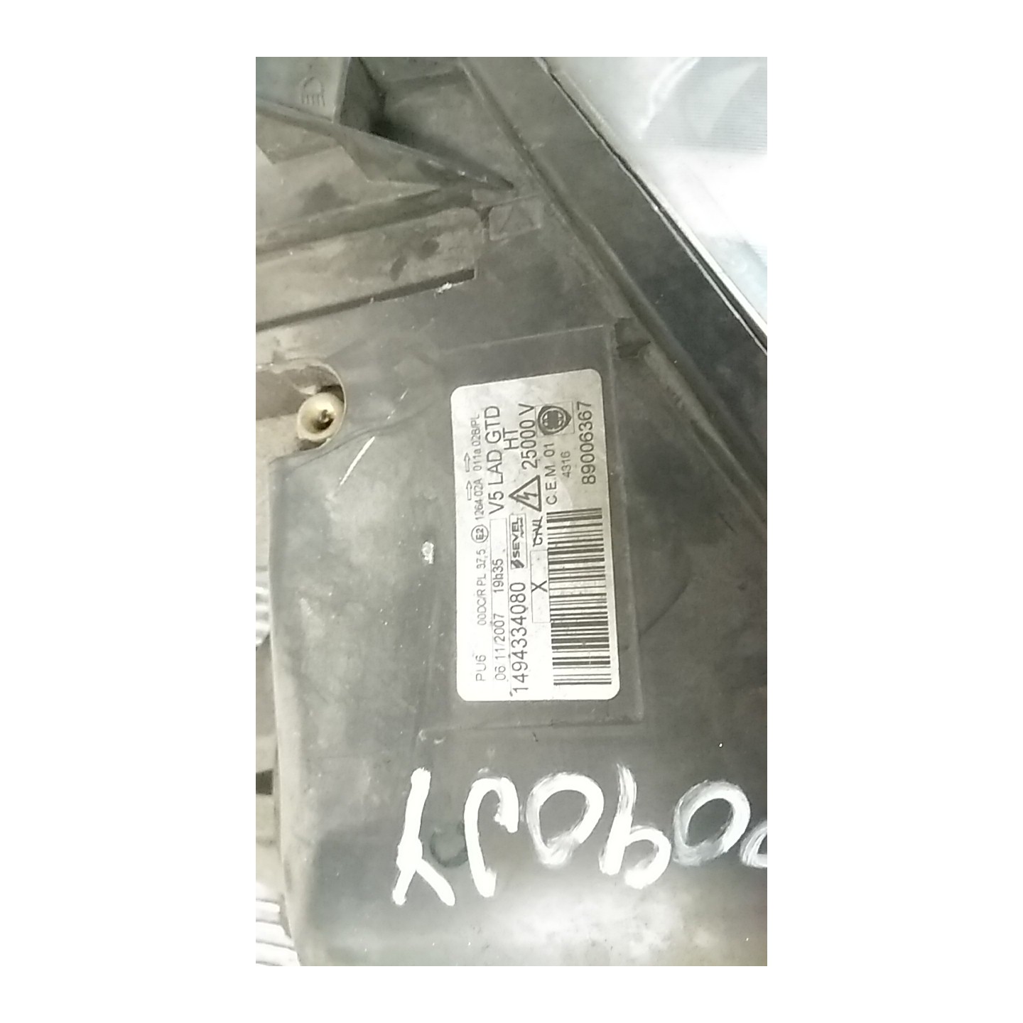 PROIETTORE XENO SX. 165 LANCIA PHEDRA (TC) (06/02-01/11) 4HT 1494322080