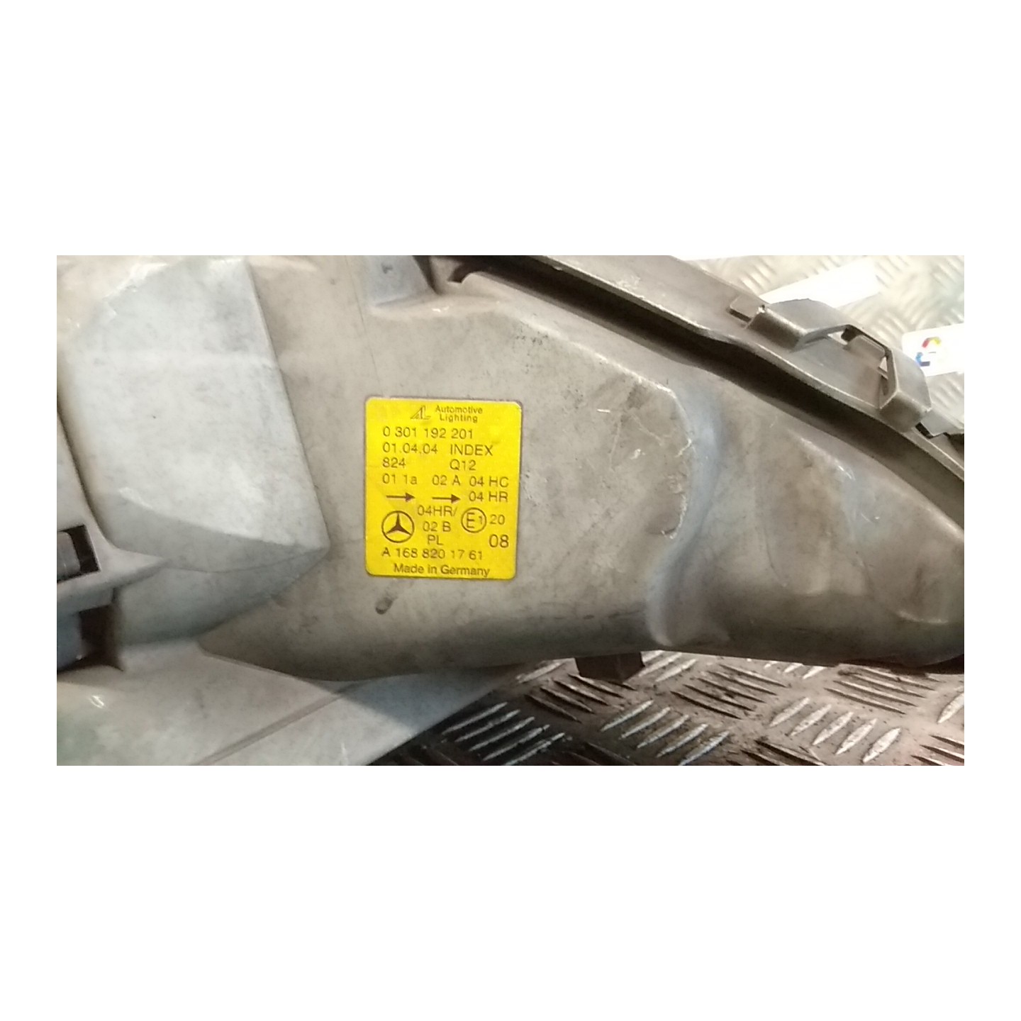 PROIETTORE SX. 198 MERCEDES-BENZ CLASSE A (W168) (10/97-02/01) 166940 A1688200161