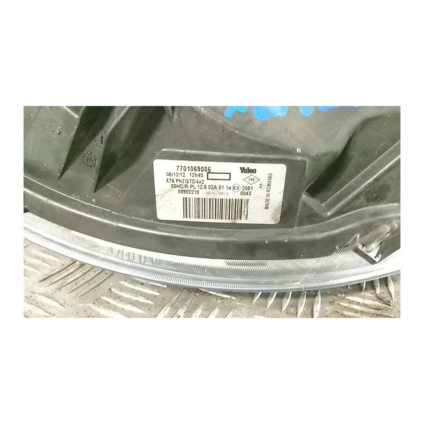 PROIETTORE SX. 213 RENAULT KANGOO (04/03-03/09) K9KB7 260603883R