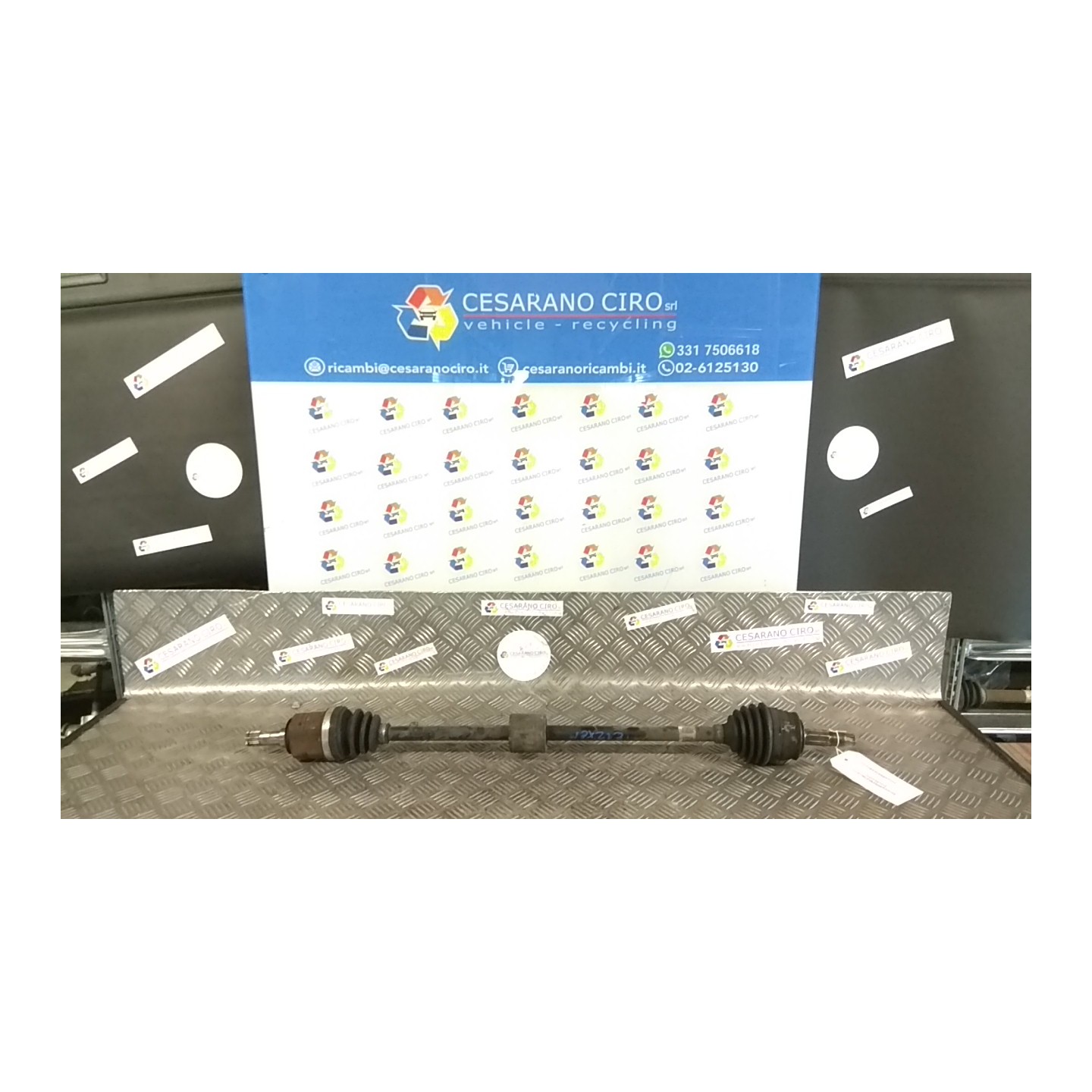 SEMIALBERO ANT. COMPL. DX. 050 OPEL CORSA (S07) (07/06-02/11) Z12XEP 26119529