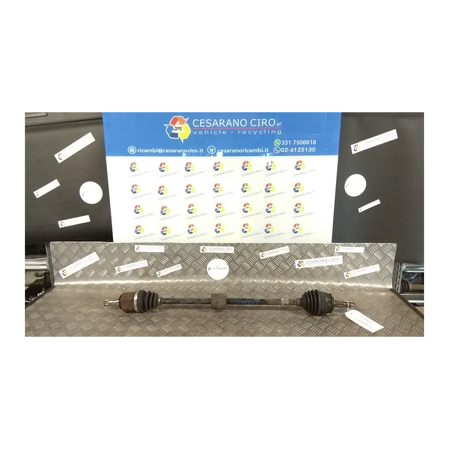 SEMIALBERO ANT. COMPL. DX. 050 OPEL CORSA (S07) (07/06-02/11) Z12XEP 26119529